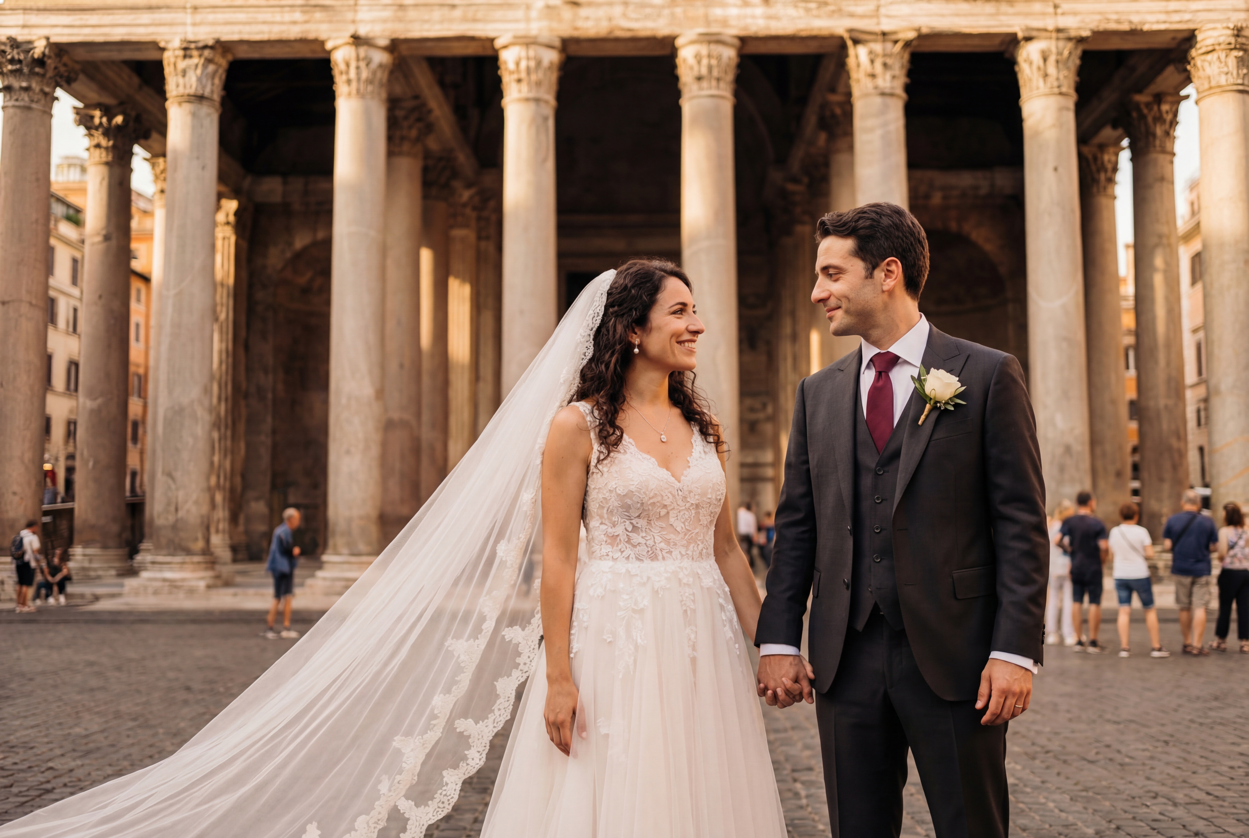 Rome Pantheon wedding photography