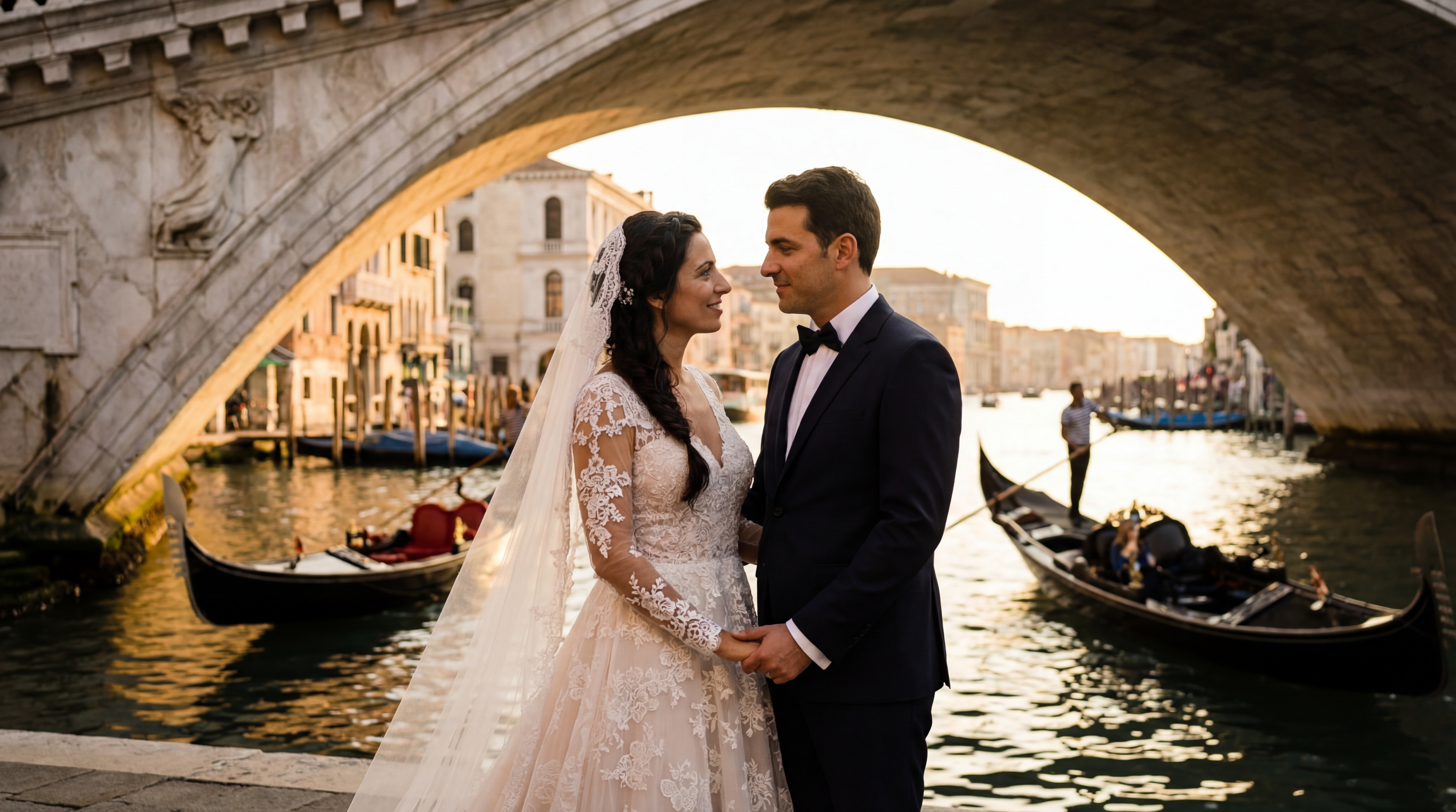 Venice Rialto Bridge (Ponte di Rialto) wedding photography