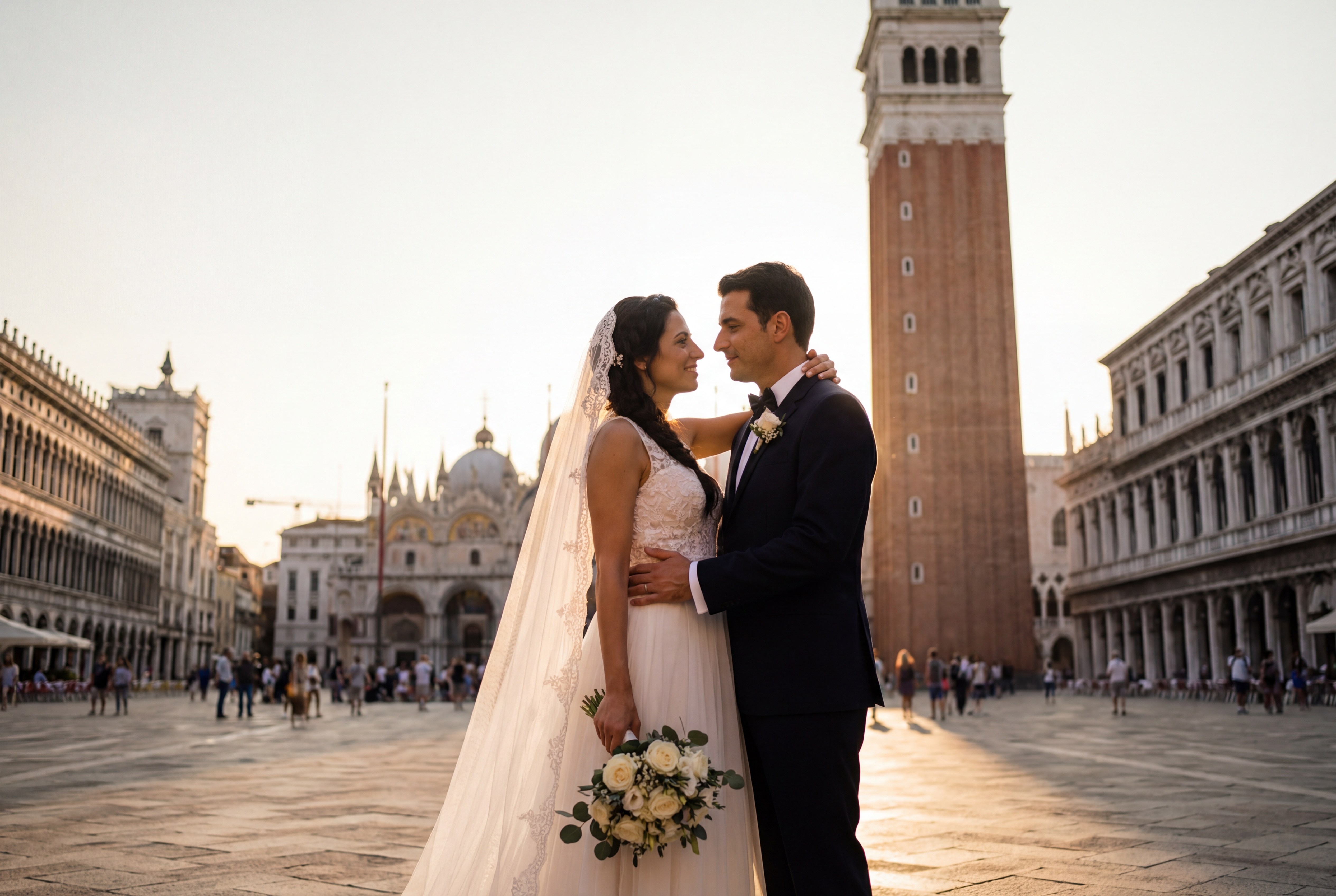 Venice St. Mark's Square (Piazza San Marco) wedding photography