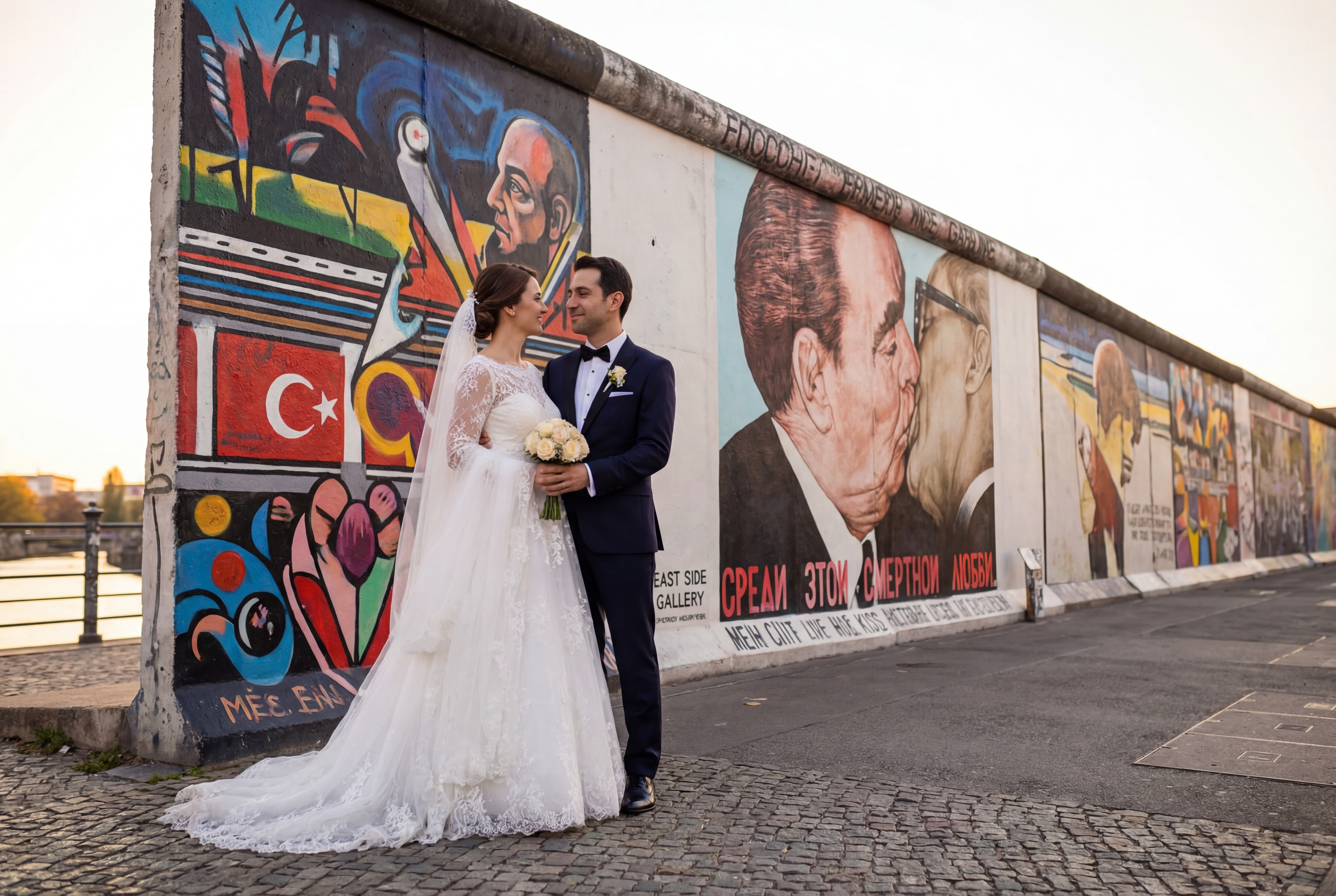 Berlin East Side Gallery wedding photography
