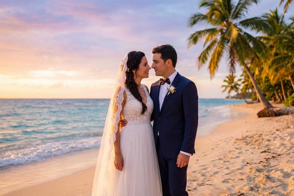 Tropical / Beach հարսանեկան լուսանկարչության կոնցեպտ