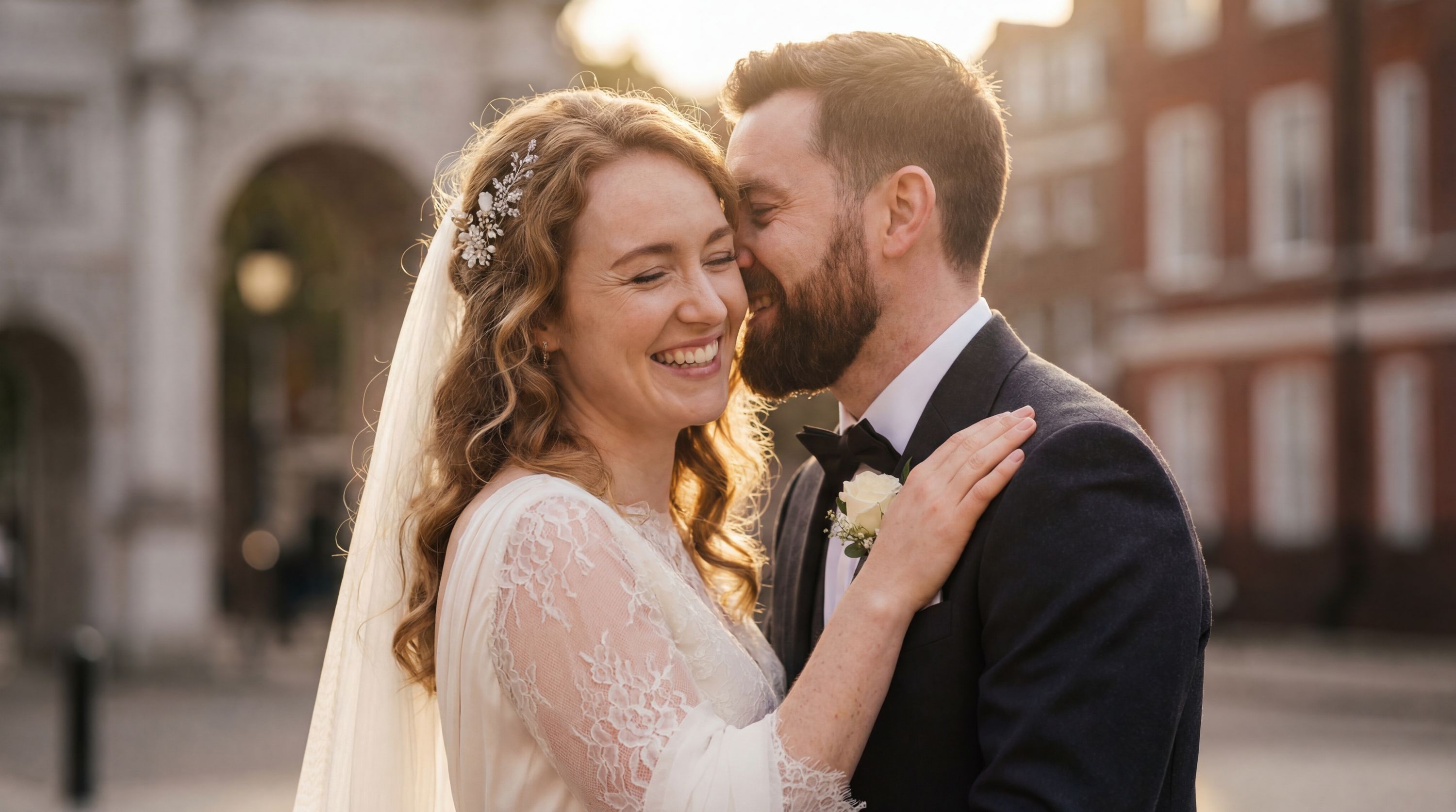 Concetto di fotografia di matrimonio Candid / Documentary