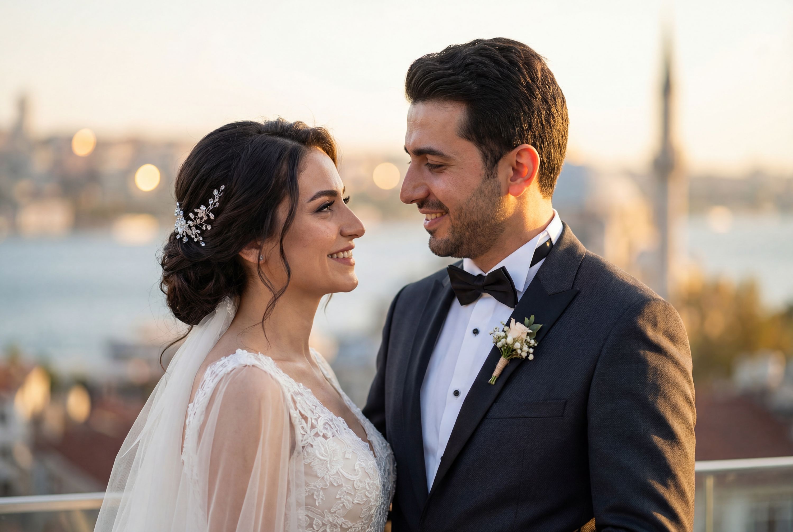 Istanbul wedding photography – AI-generated destination wedding photo by Weddingify
