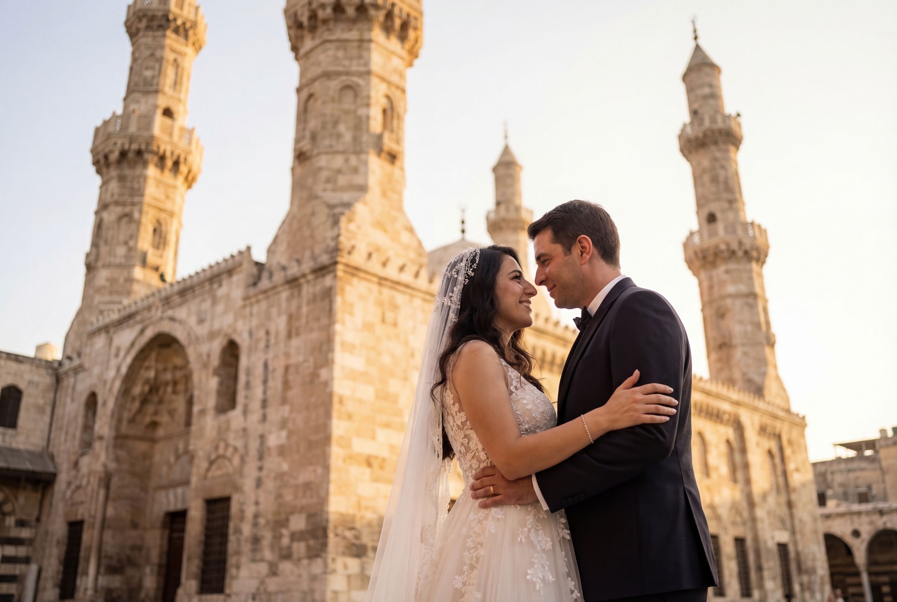 Wedding photography Latakia - The Grand Mosque (Al-Kabir Mosque)