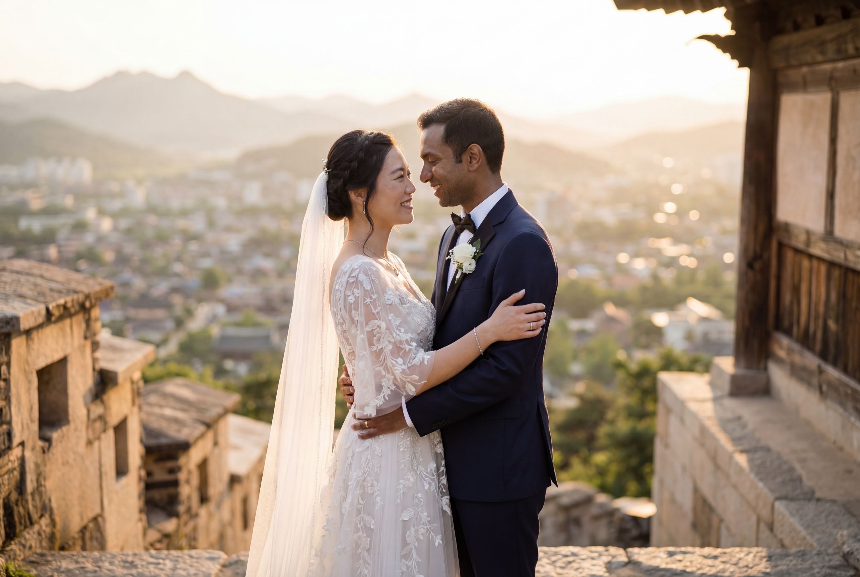 Wedding photography Kaesong - Jainam Mountain Viewpoint