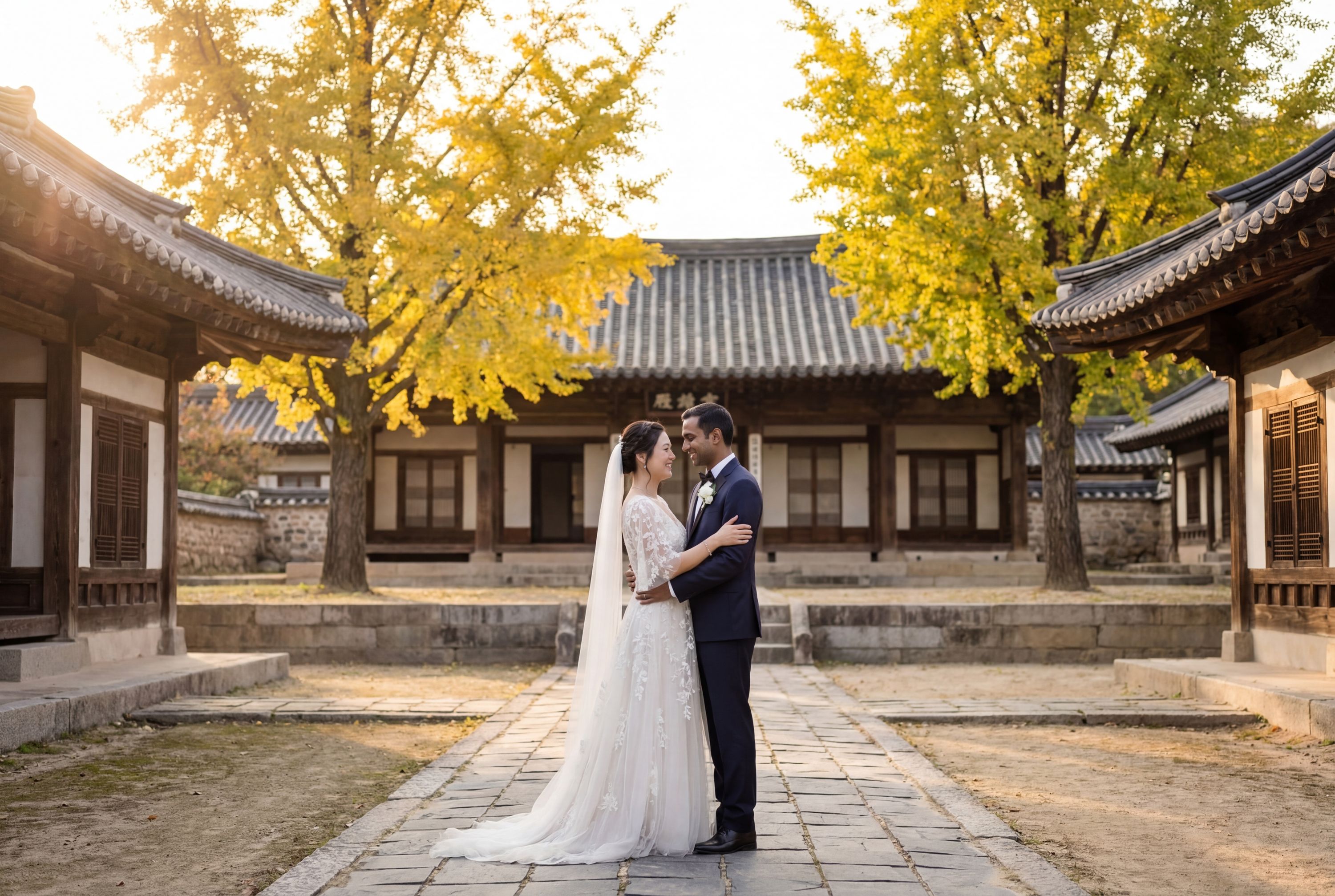Wedding photography Kaesong - Koryo Museum (Songgyungwan)