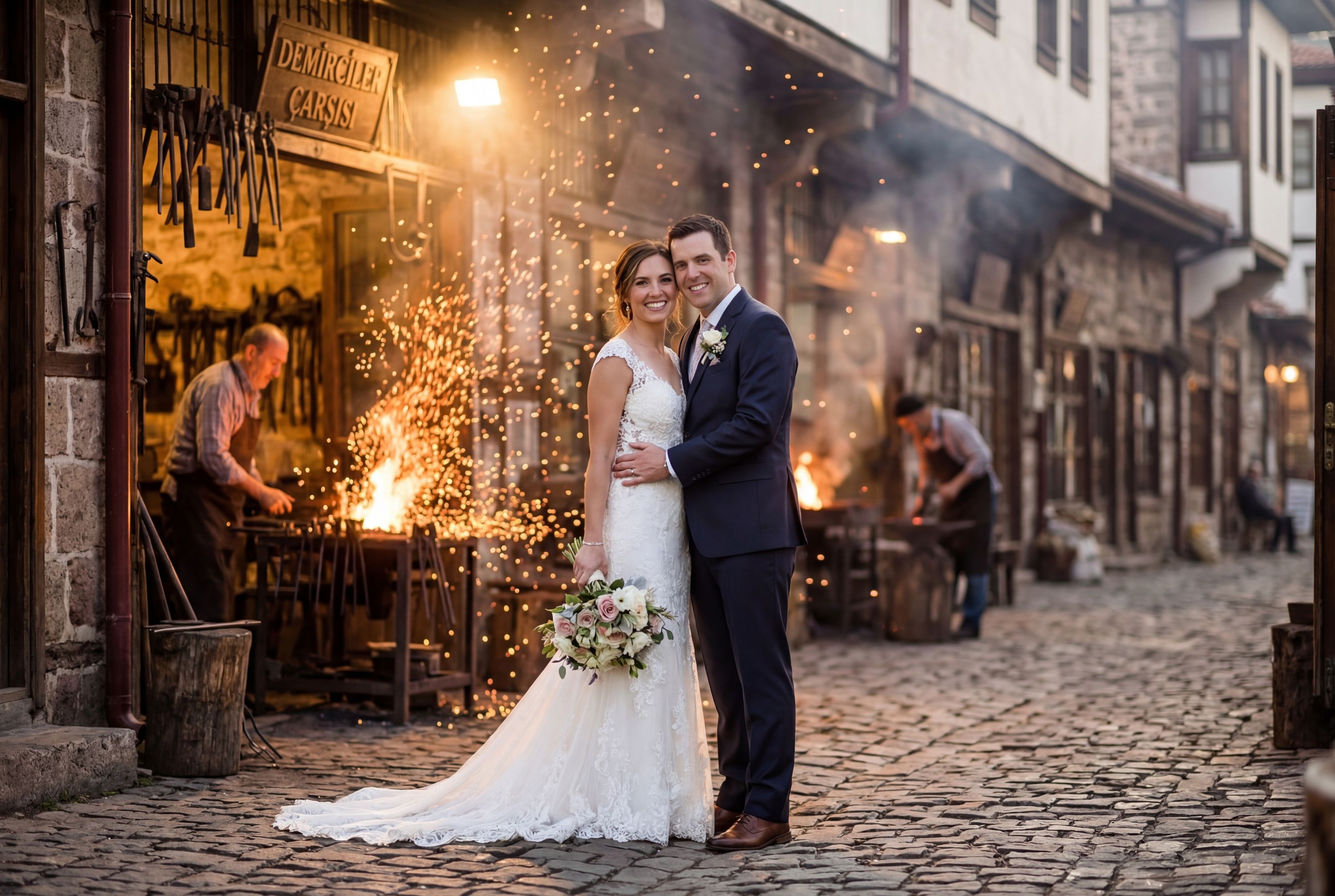 Demirciler Çarşısı (Blacksmiths' Bazaar) wedding photography Karabük 
