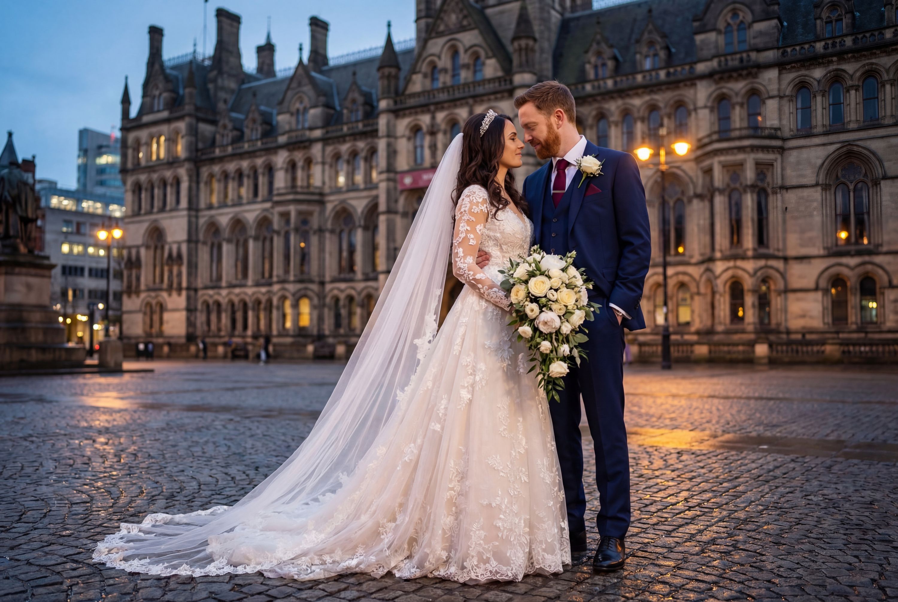 Wedding photography Manchester - Albert Square