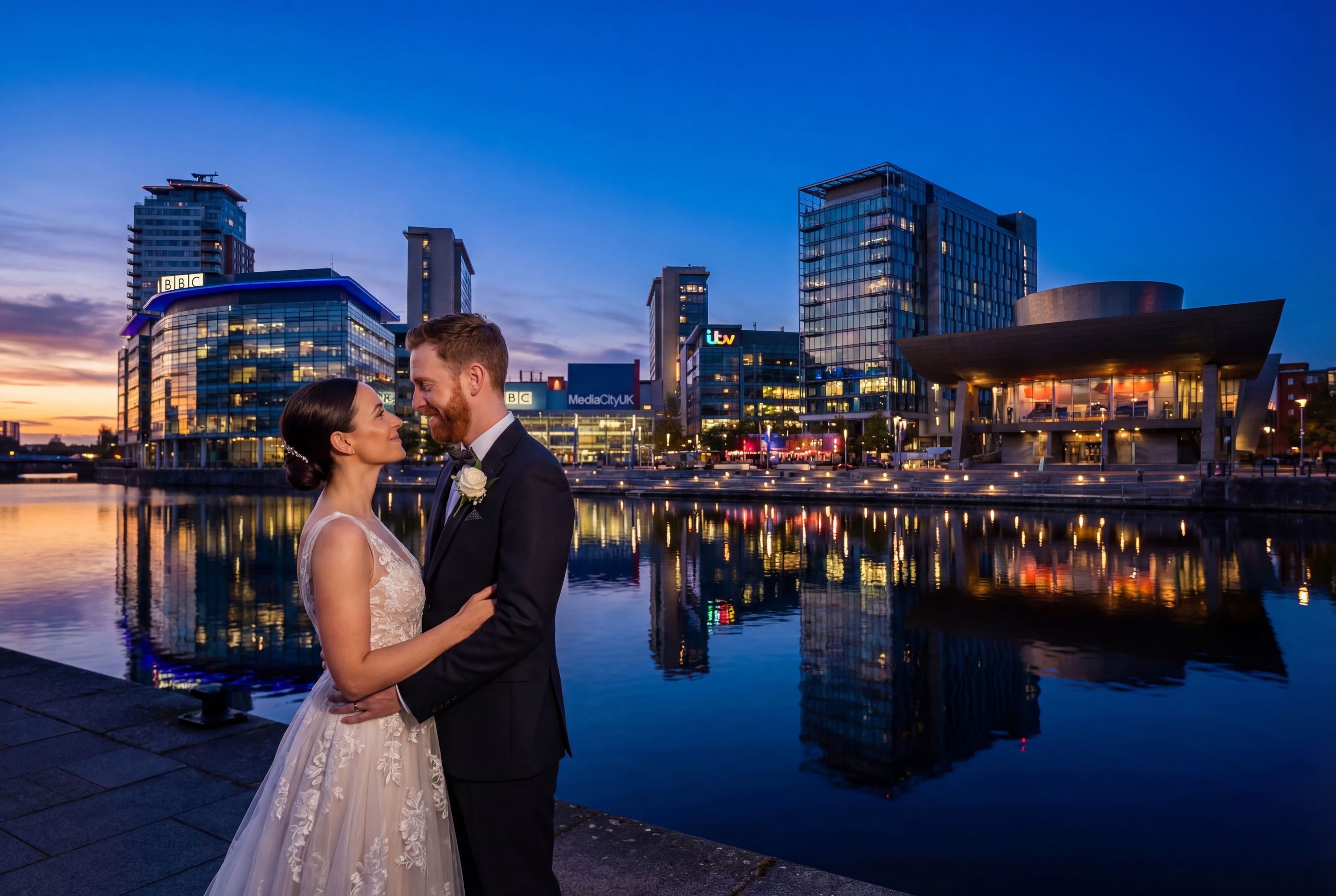 Wedding photography Manchester - MediaCityUK