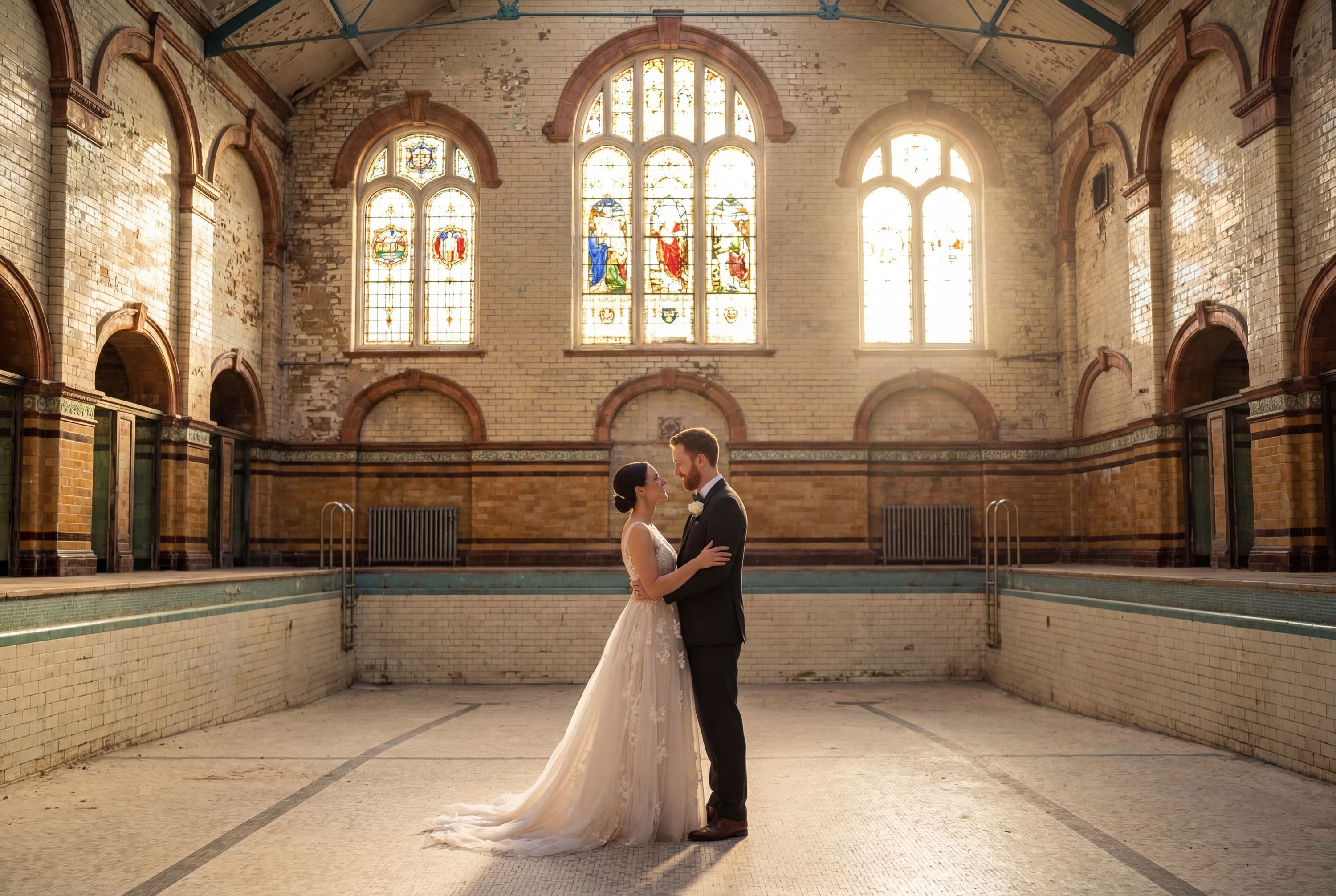 Wedding photography Manchester - Victoria Baths