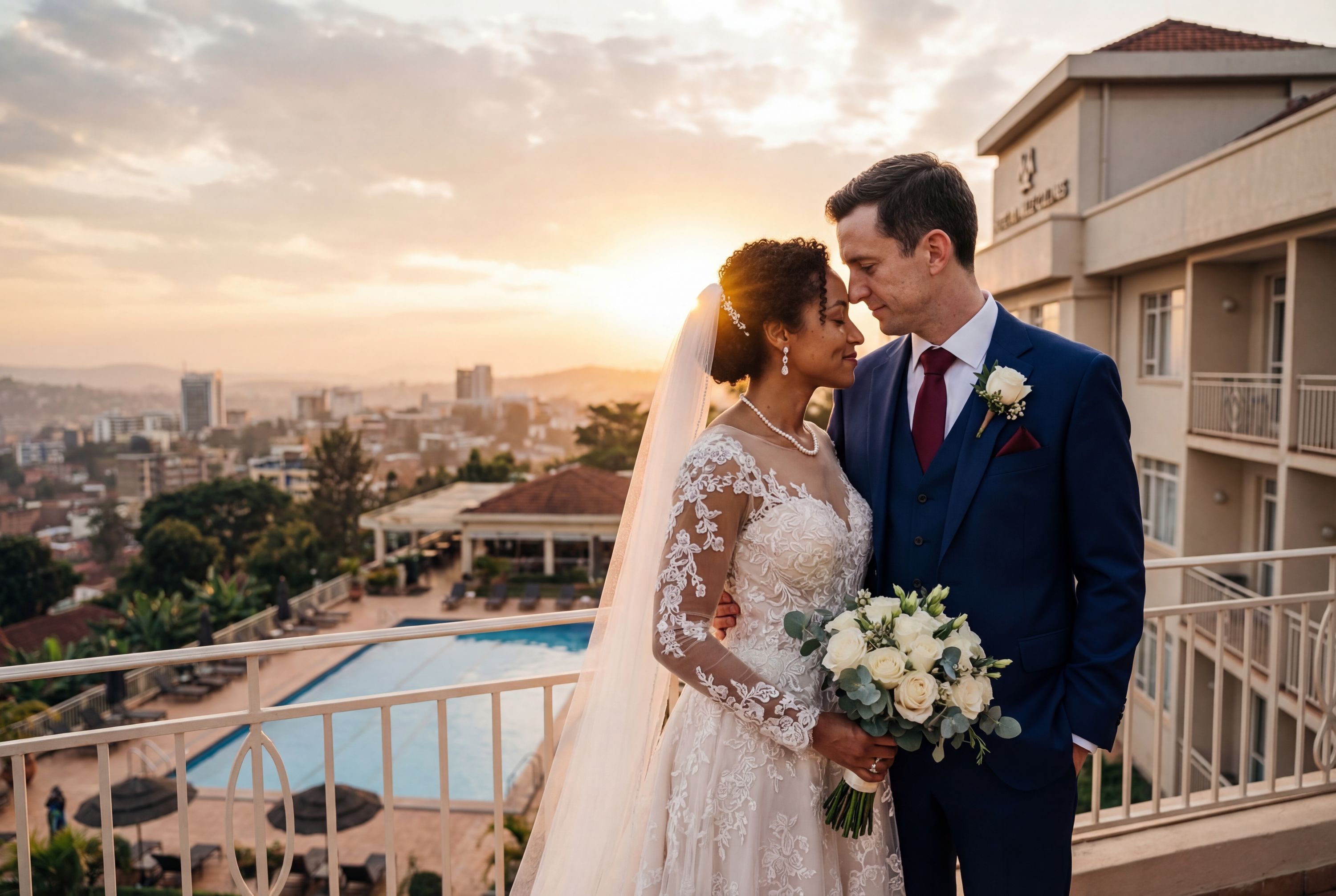 Wedding photography Kigali - Hotel des Mille Collines