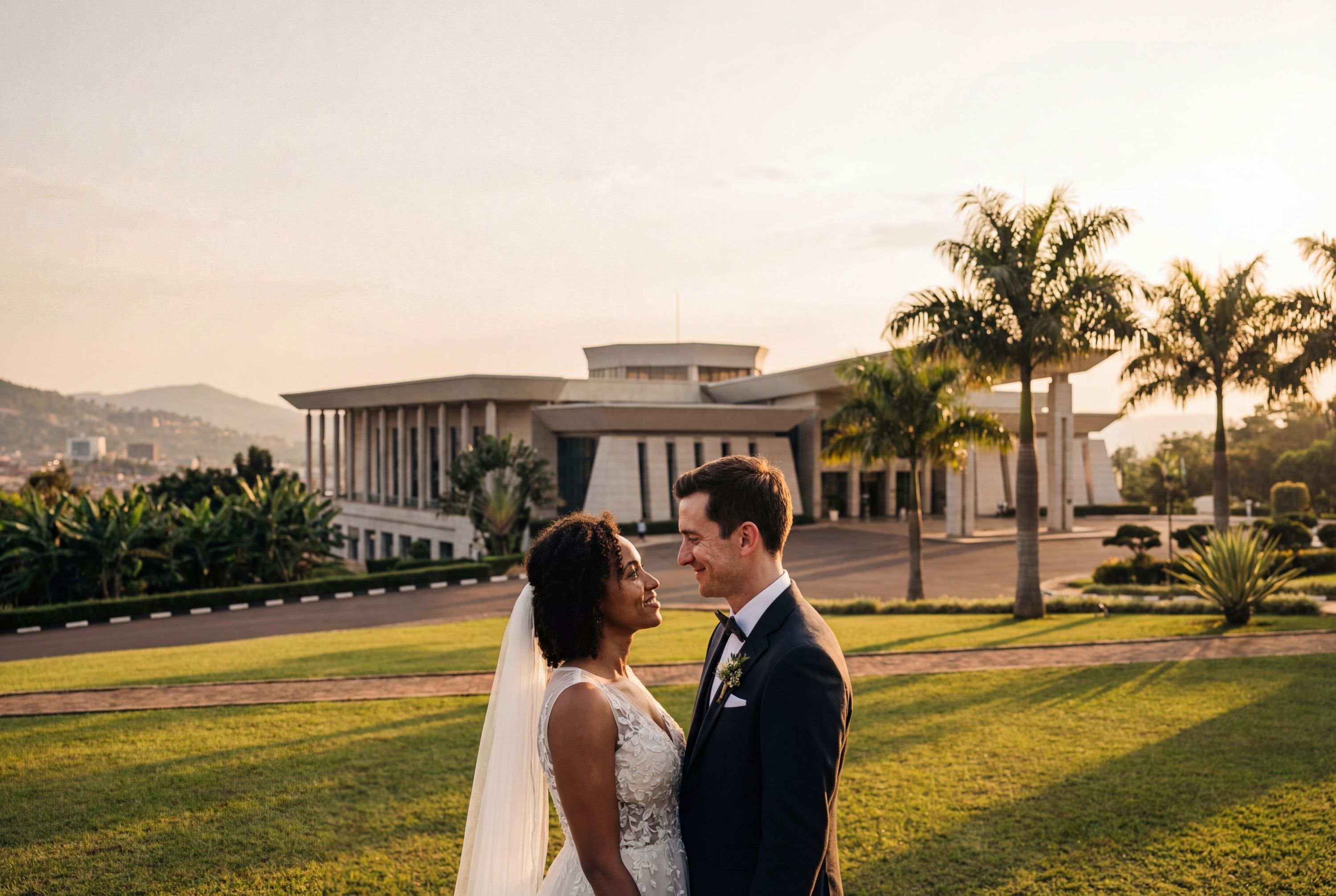 Wedding photography Kigali - Presidential Palace Museum (Rwanda Art Museum)