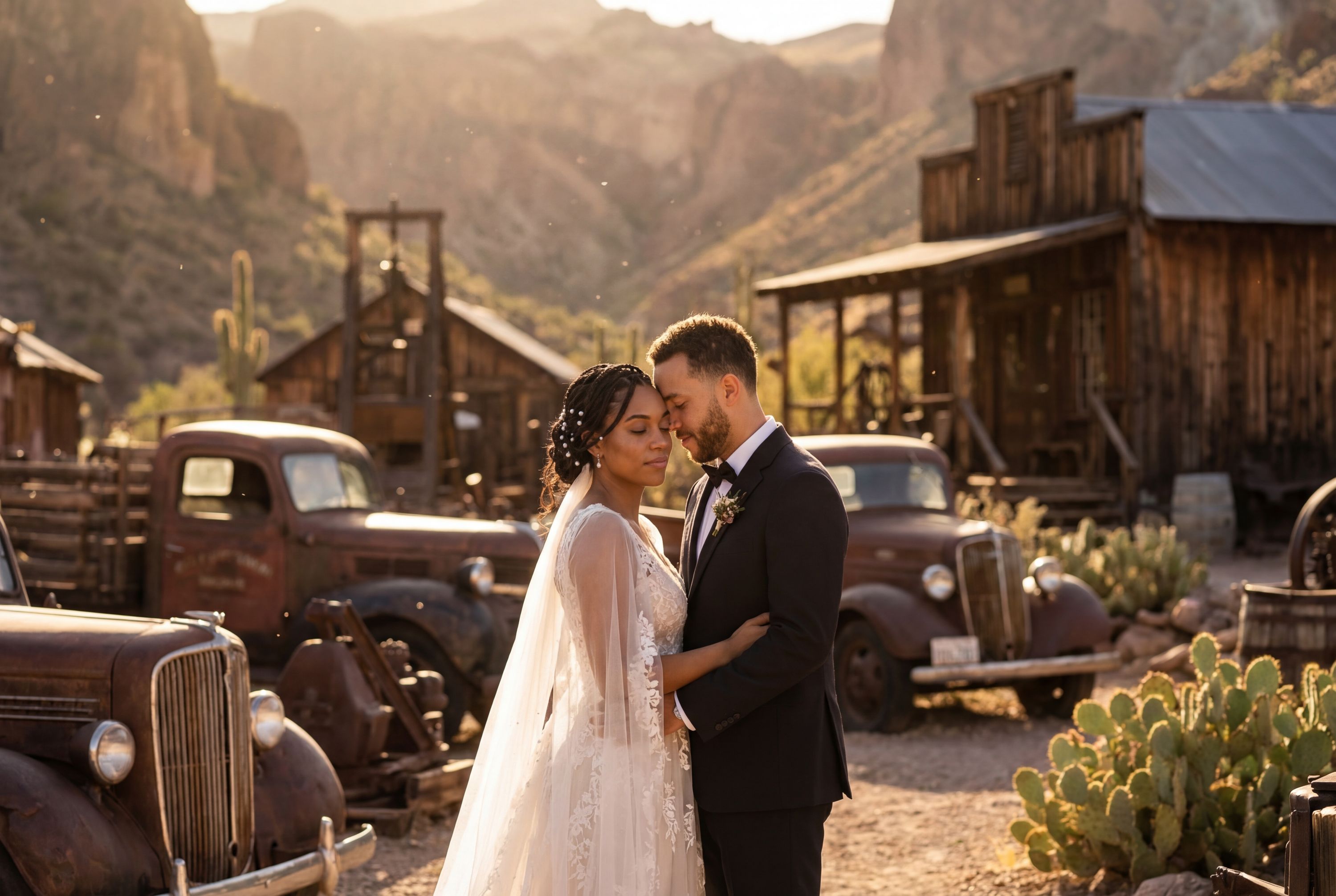 Wedding photography Las Vegas - Nelson Ghost Town (Eldorado Canyon Mine Tours)