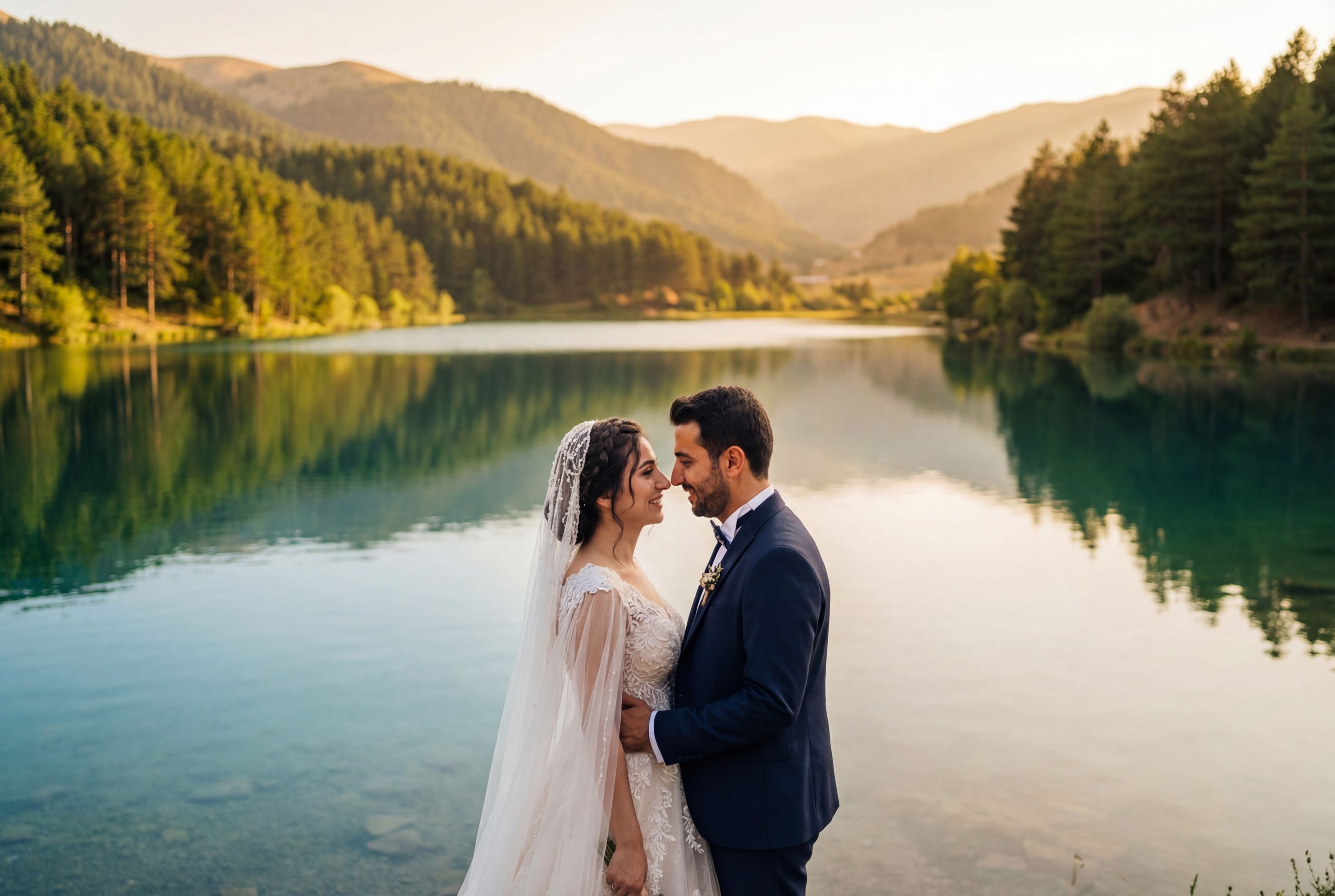 Limni Lake Nature Park wedding photography Gümüşhane 