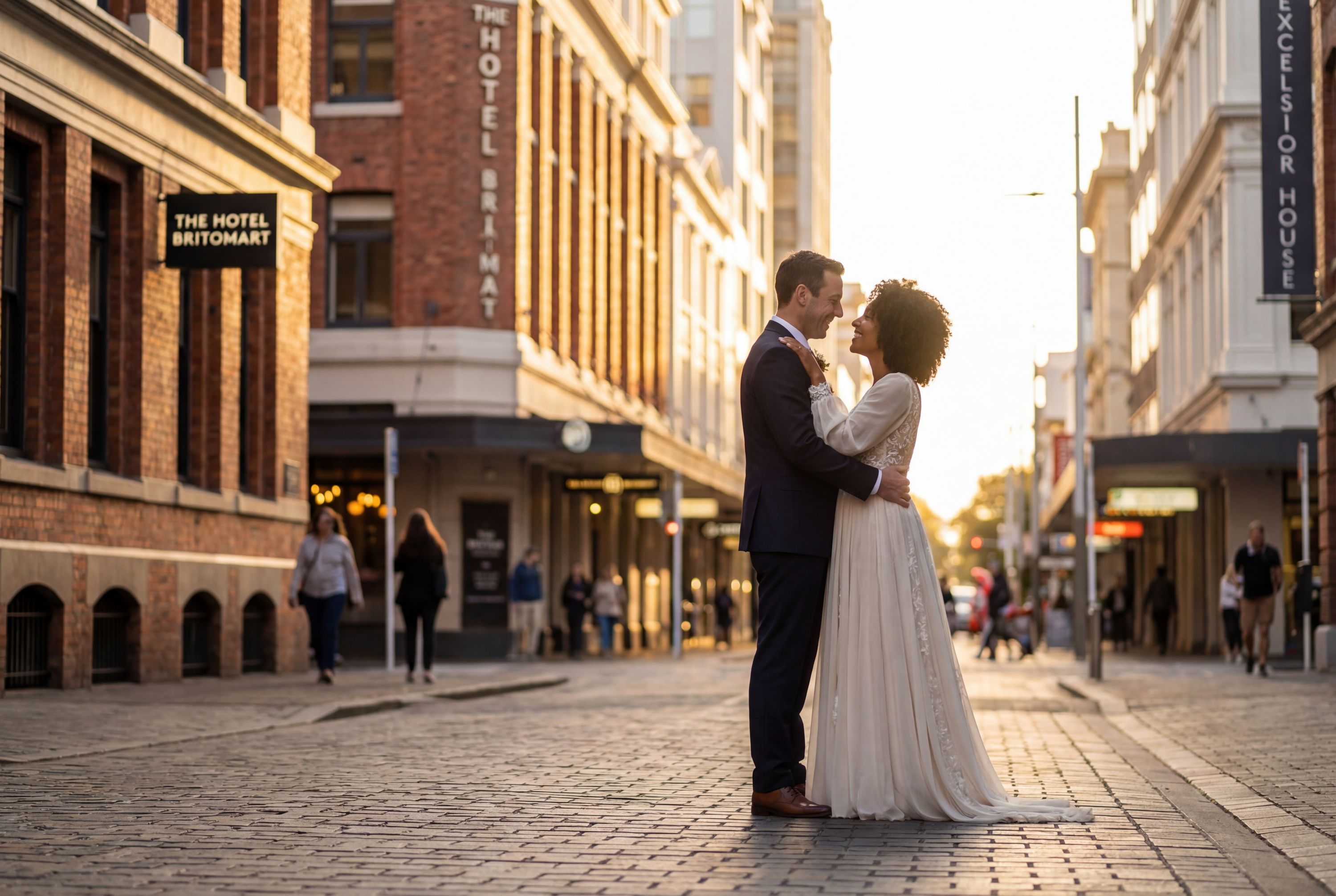 Britomart Precinct wedding photography Auckland 