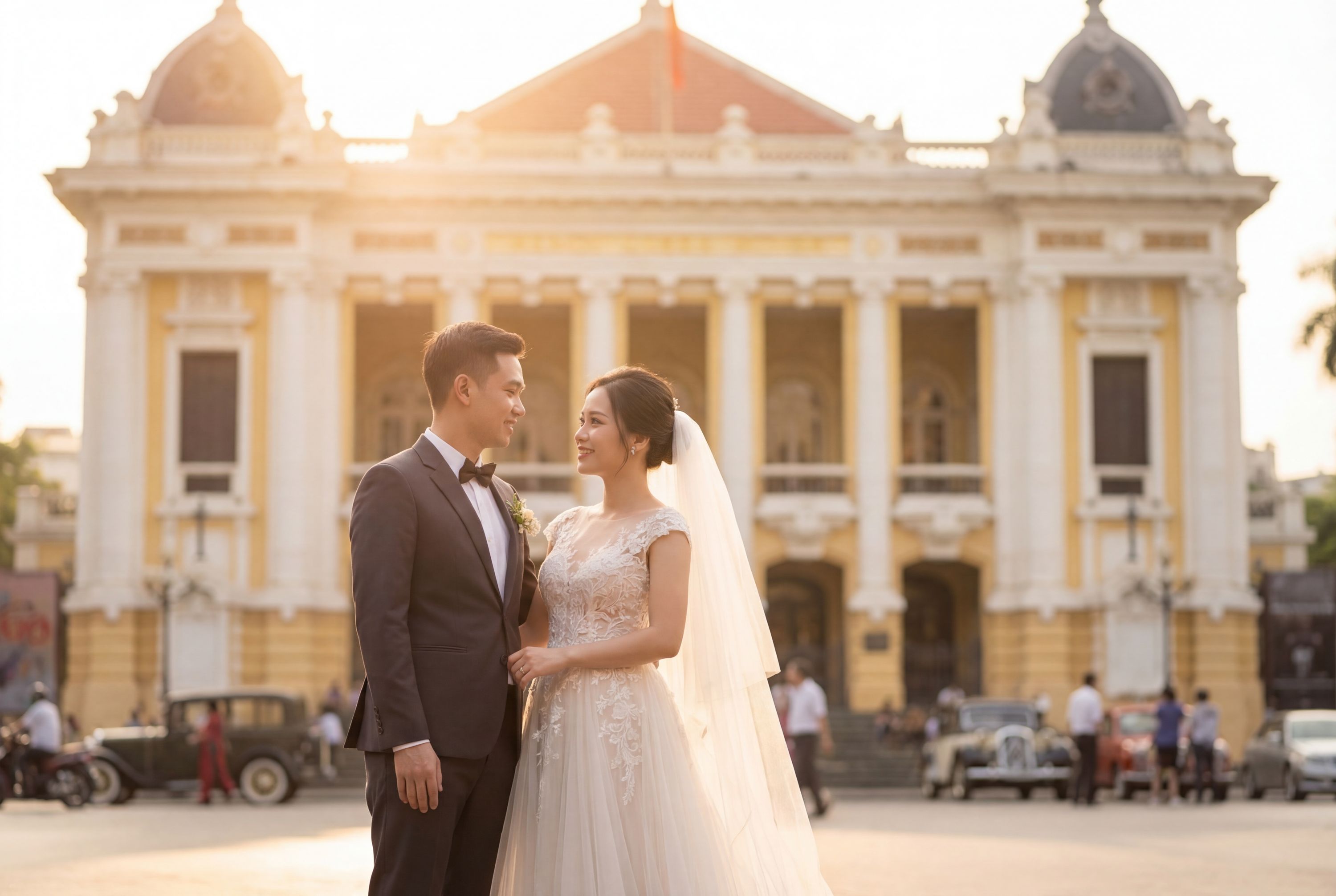 Wedding photography Hanoi - Hanoi Opera House
