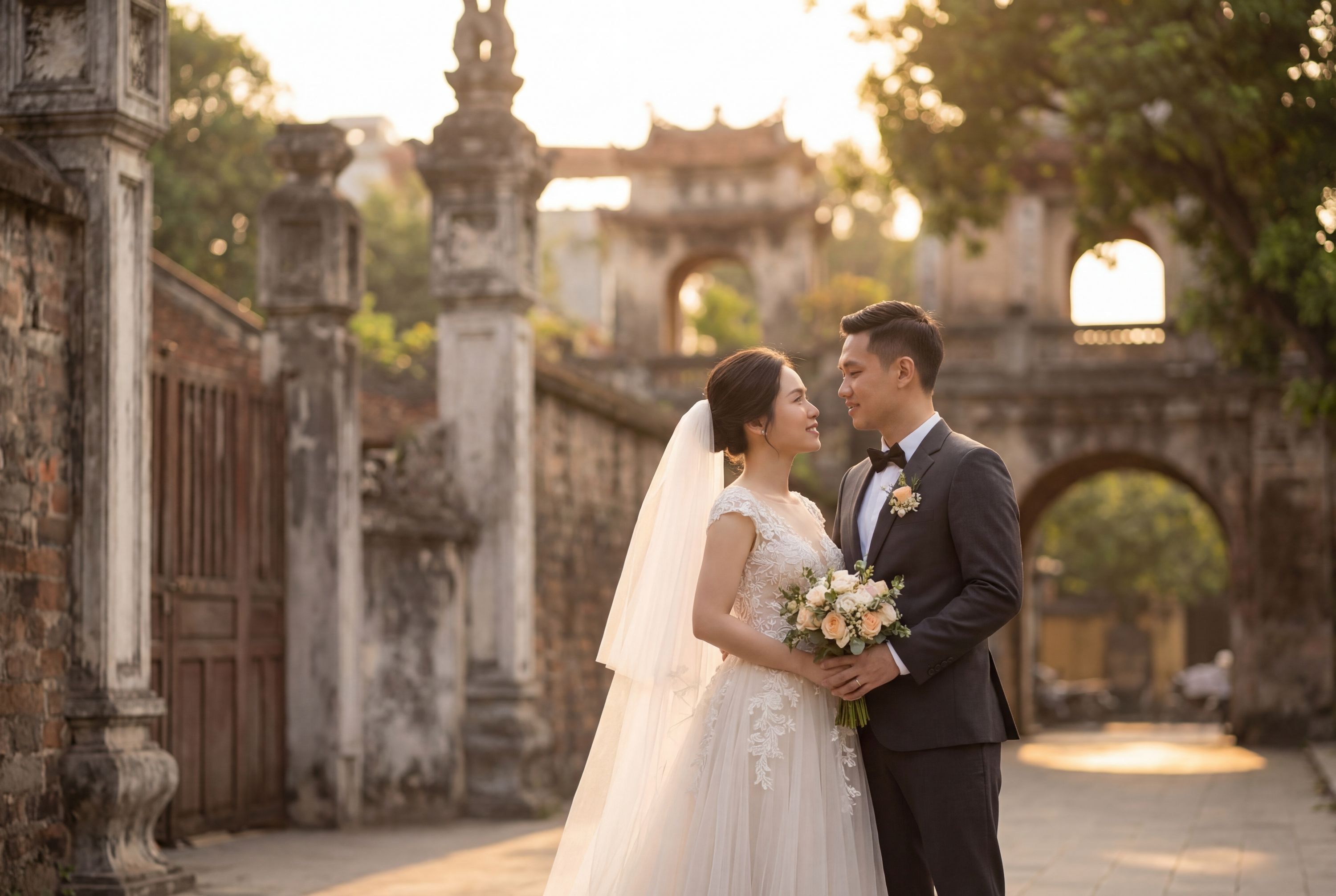 Wedding photography Hanoi - Imperial Citadel of Thang Long