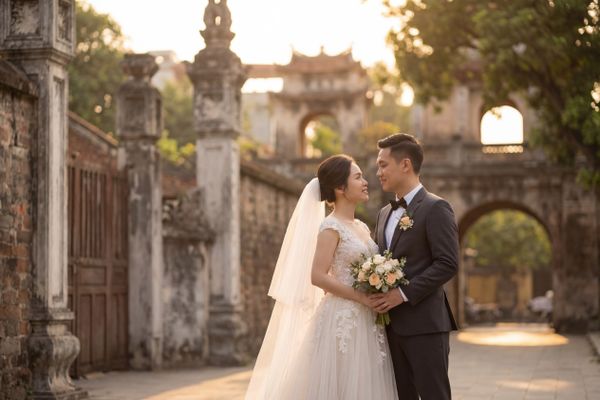 Wedding photography Hanoi - Imperial Citadel of Thang Long