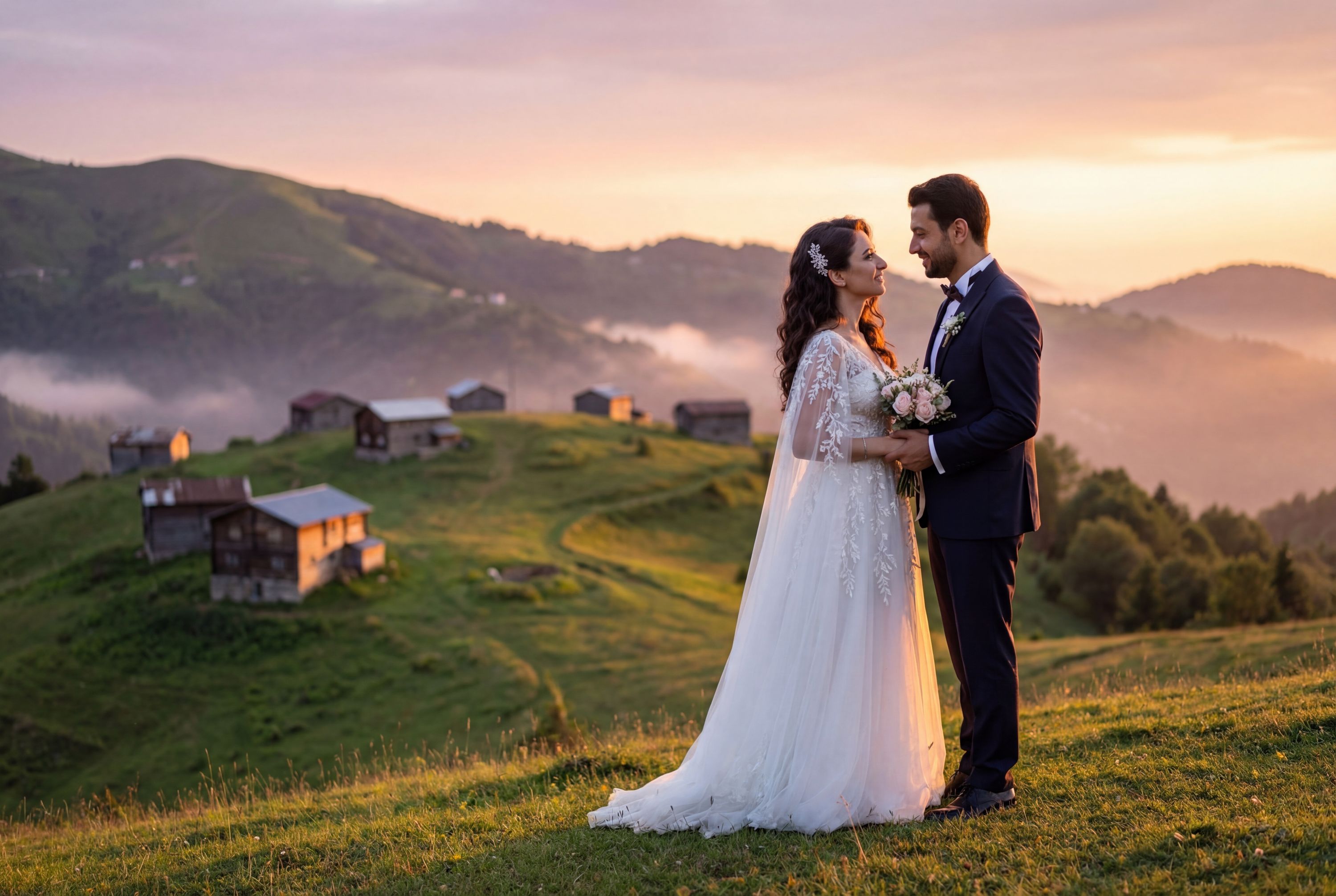 Bektaş Plateau wedding photography Giresun 