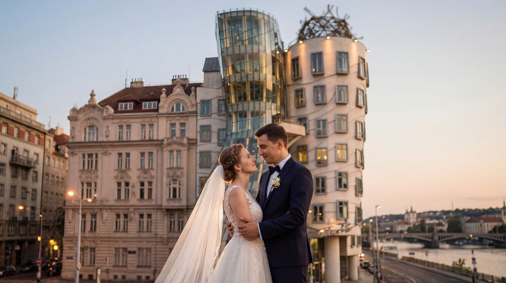 Dancing House wedding photography, Prague, Dancing House wedding photography, Prague,
