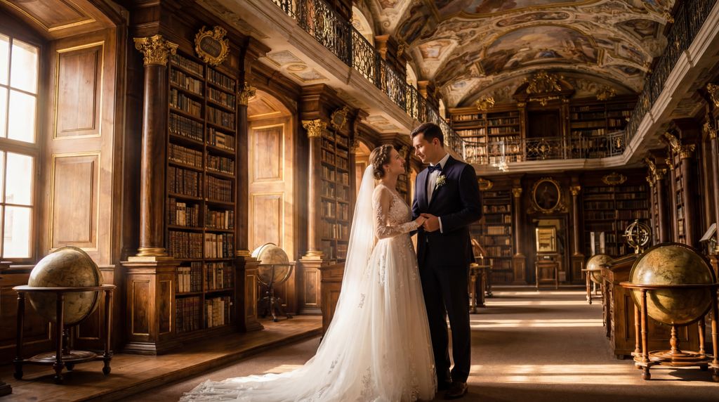 Klementinum Baroque Library Hall wedding photography, Prague, Klementinum Baroque Library Hall wedding photography, Prague,