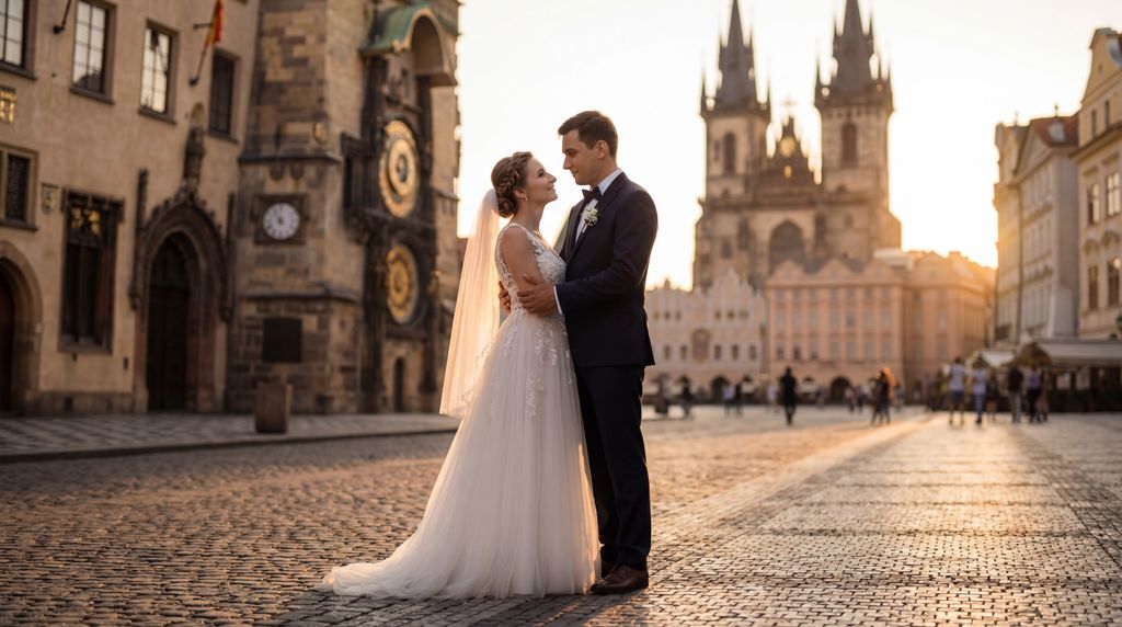 Old Town Square wedding photography, Prague, Old Town Square wedding photography, Prague,