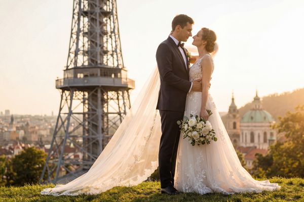 Petřín Hill & Observation Tower wedding photography Petřín Hill & Observation Tower wedding photography Prague