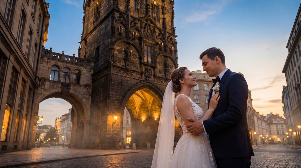 Powder Tower wedding photography, Prague, Powder Tower wedding photography, Prague,