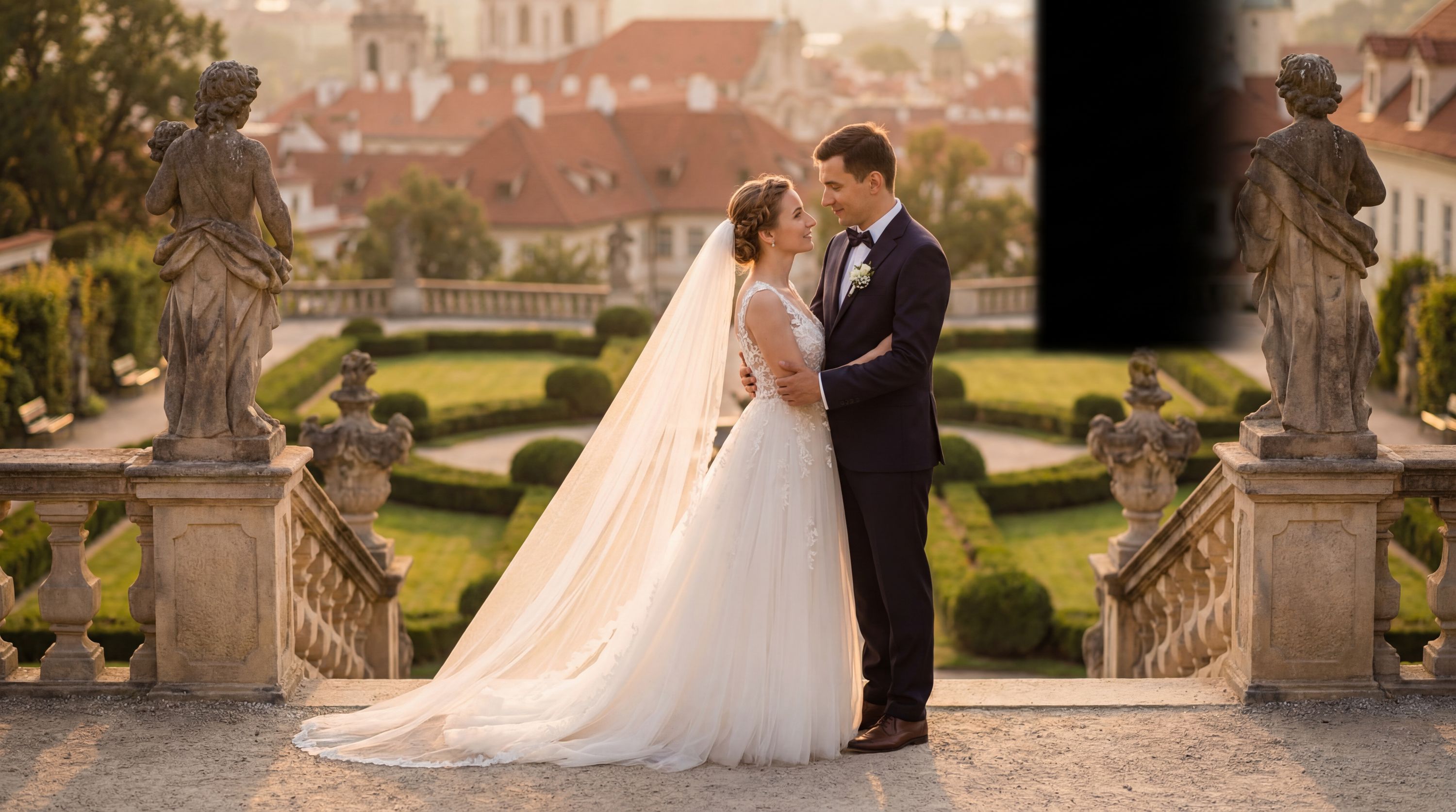 Vrtba Garden wedding photography Prague 