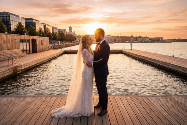 Wedding photography Helsinki - Allas Sea Pool