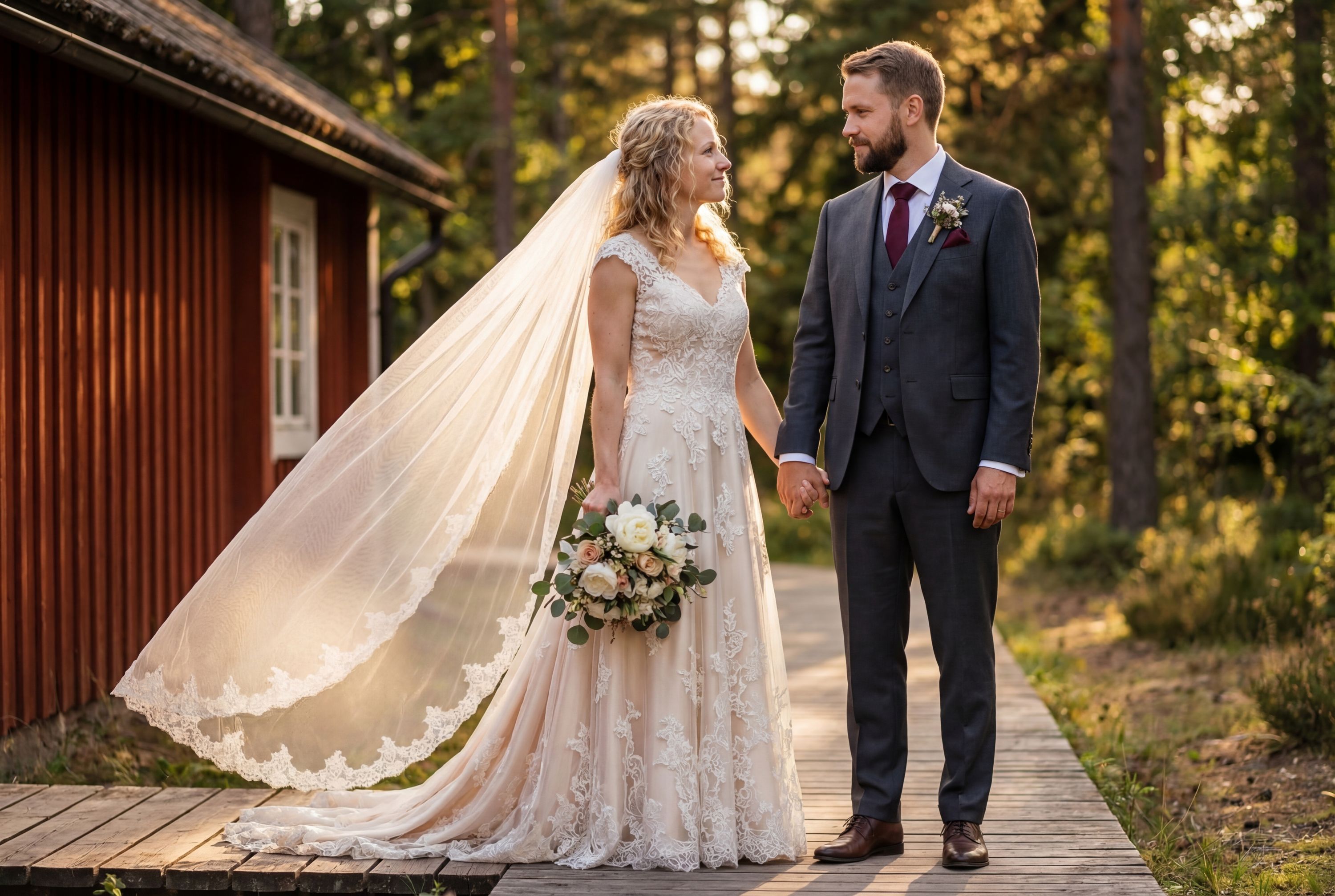 Wedding photography Helsinki - Seurasaari Open-Air Museum
