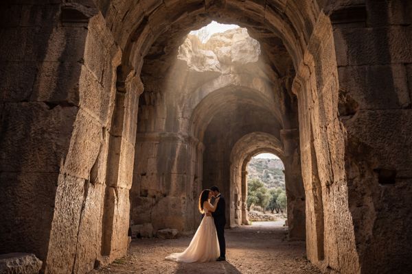 Titus Tunnel and Vespasianus Tunnel wedding photography Titus Tunnel and Vespasianus Tunnel wedding photography Hatay