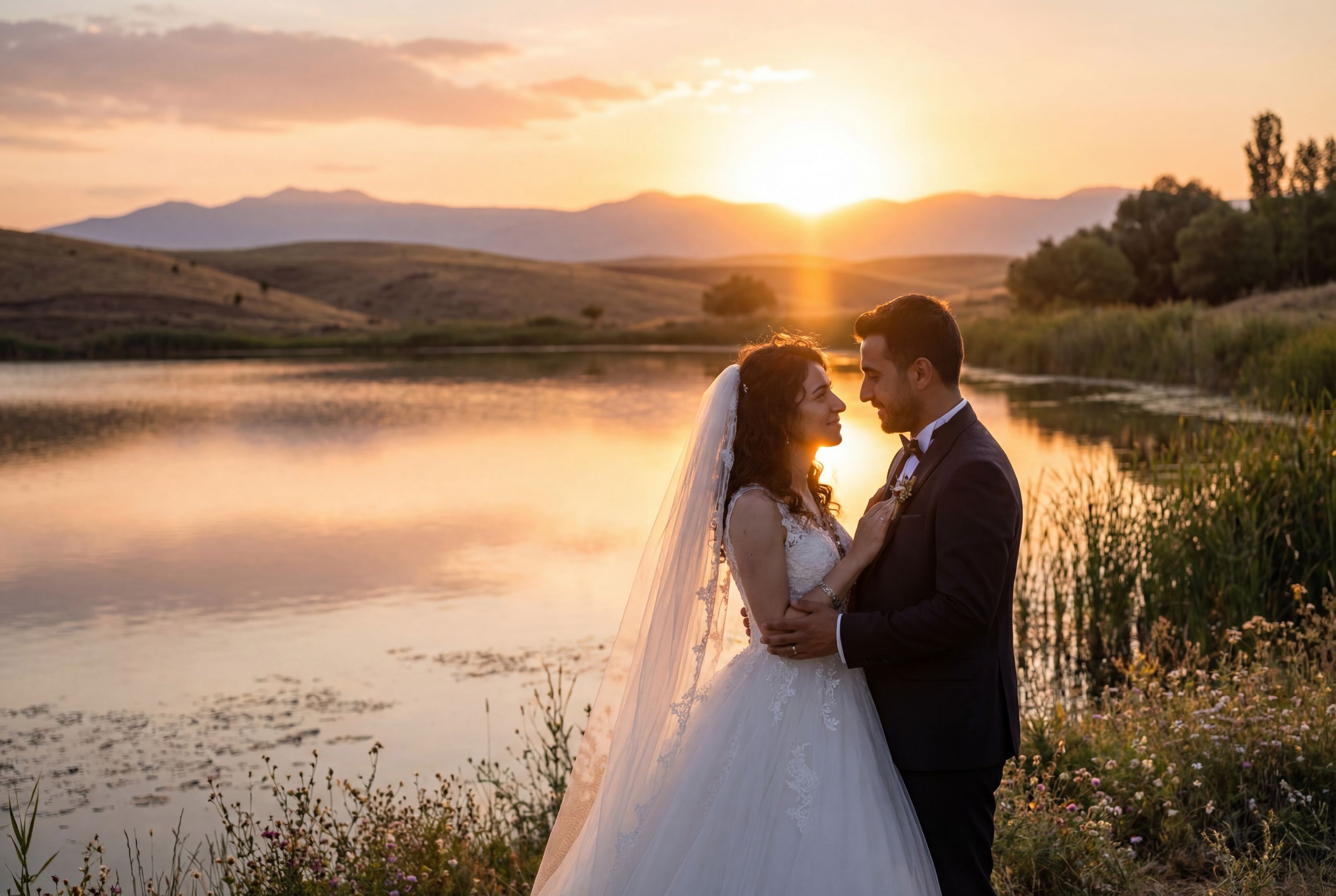 Gölkent Göleti (Gölkent Pond) wedding photography Bingöl 