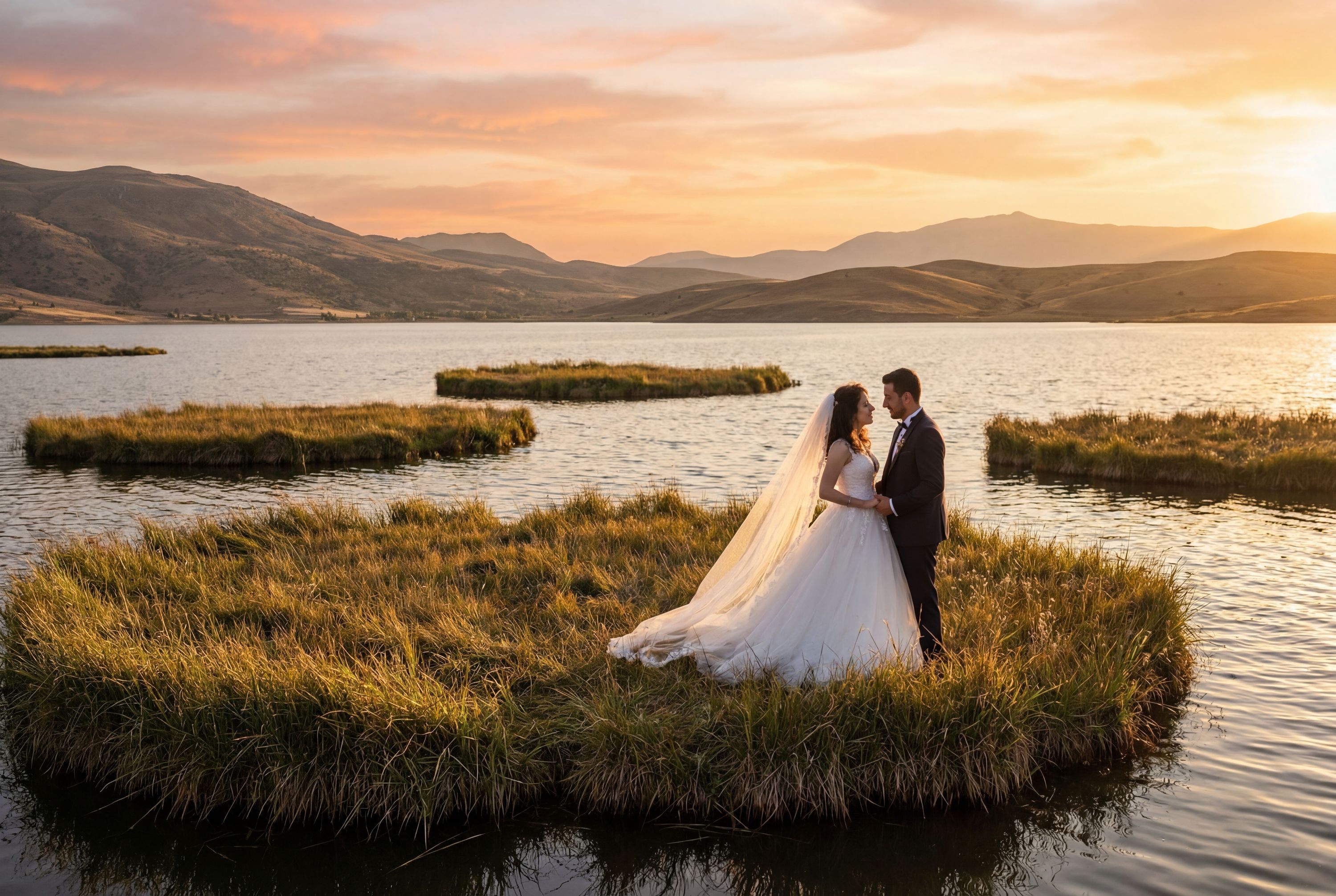Yüzen Adalar (Floating Islands) wedding photography Bingöl 
