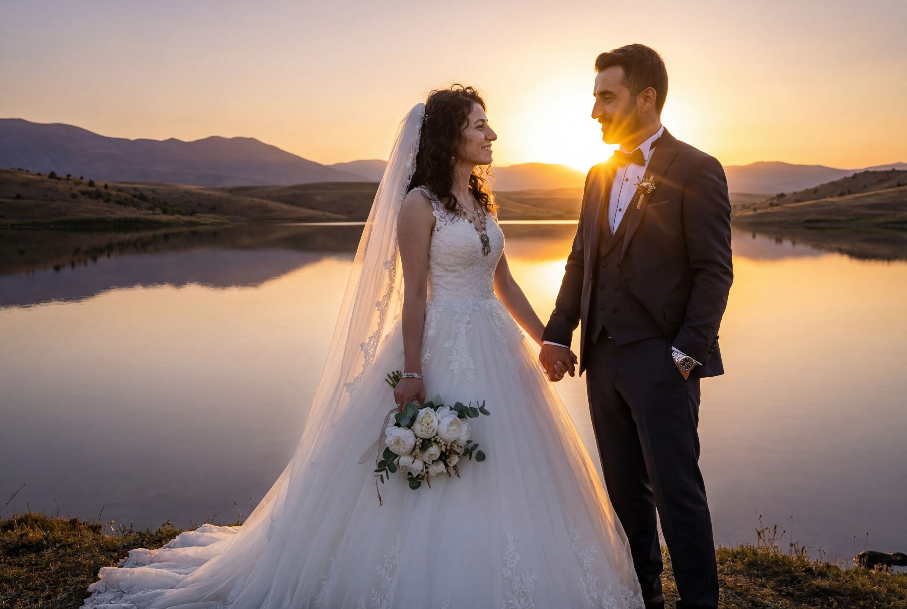 Yayladere Göleti (Yayladere Pond) wedding photography Bingöl 