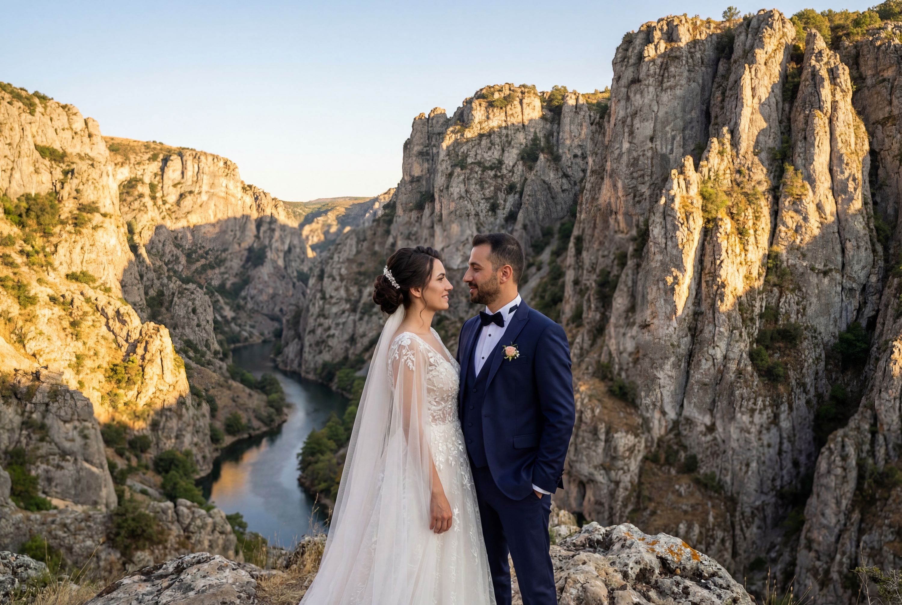 Harmankaya Canyon wedding photography Bilecik 