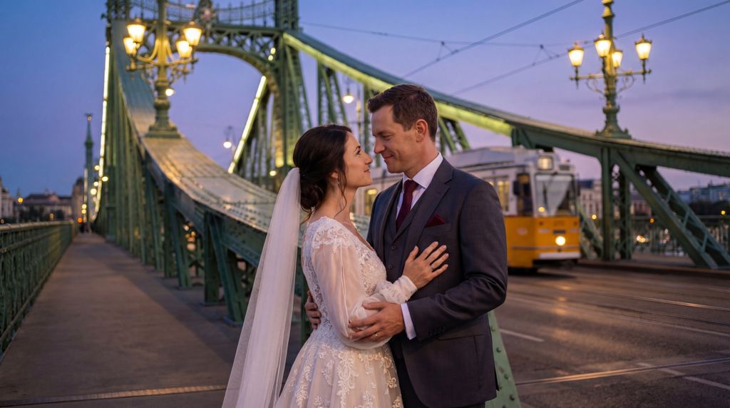 Liberty Bridge (Szabadság híd) wedding photography, Budapest, Liberty Bridge (Szabadság híd) wedding photography, Budapest,
