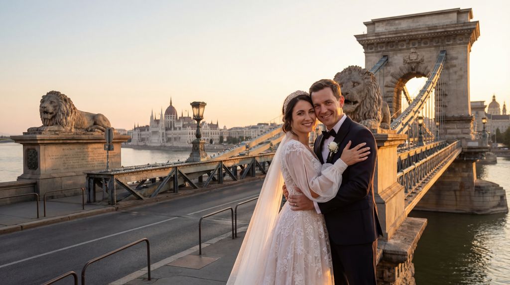 Széchenyi Chain Bridge (Széchenyi Lánchíd) wedding photography, Budapest, Széchenyi Chain Bridge (Széchenyi Lánchíd) wedding photography, Budapest,