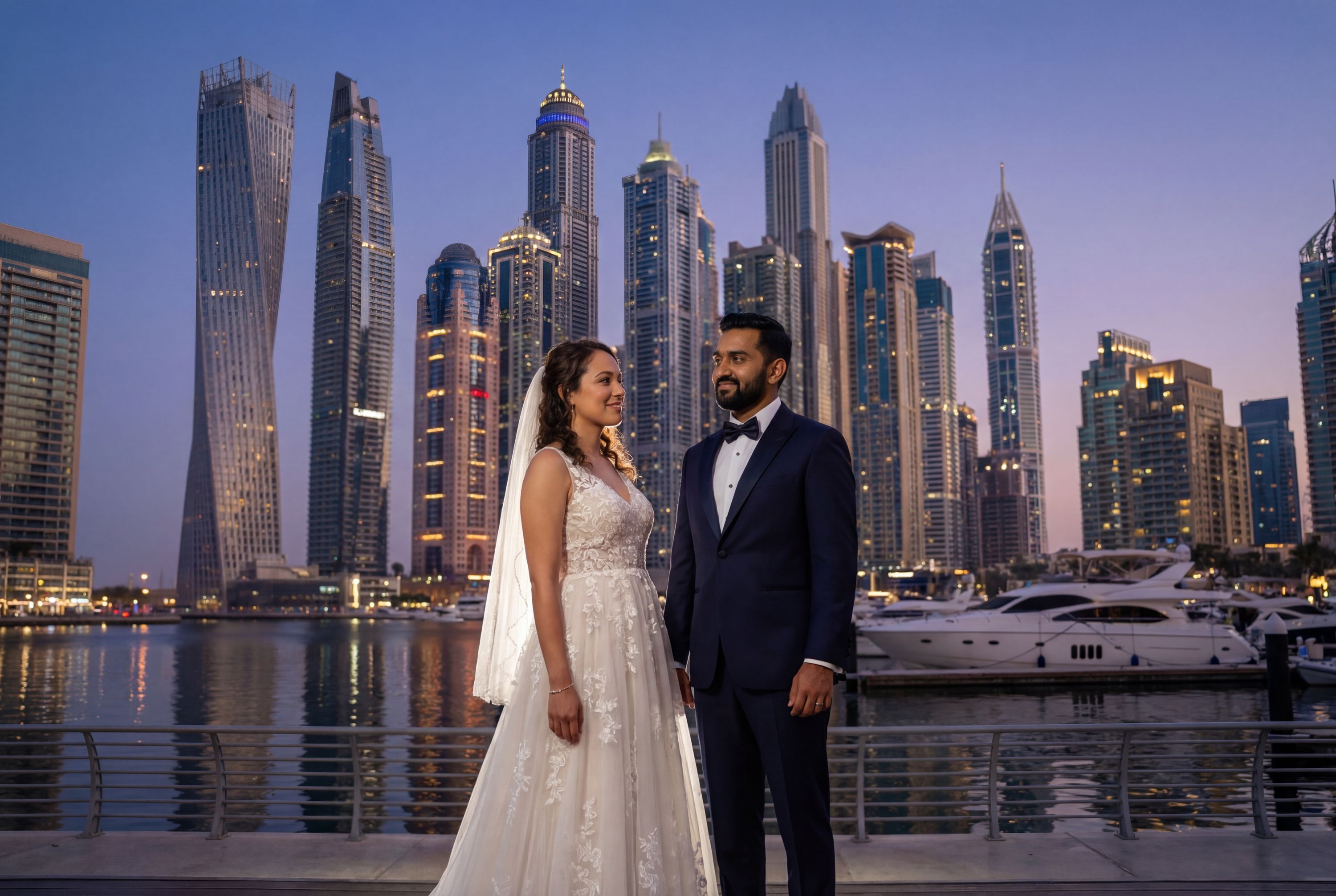 Dubai Marina wedding photography Dubai 