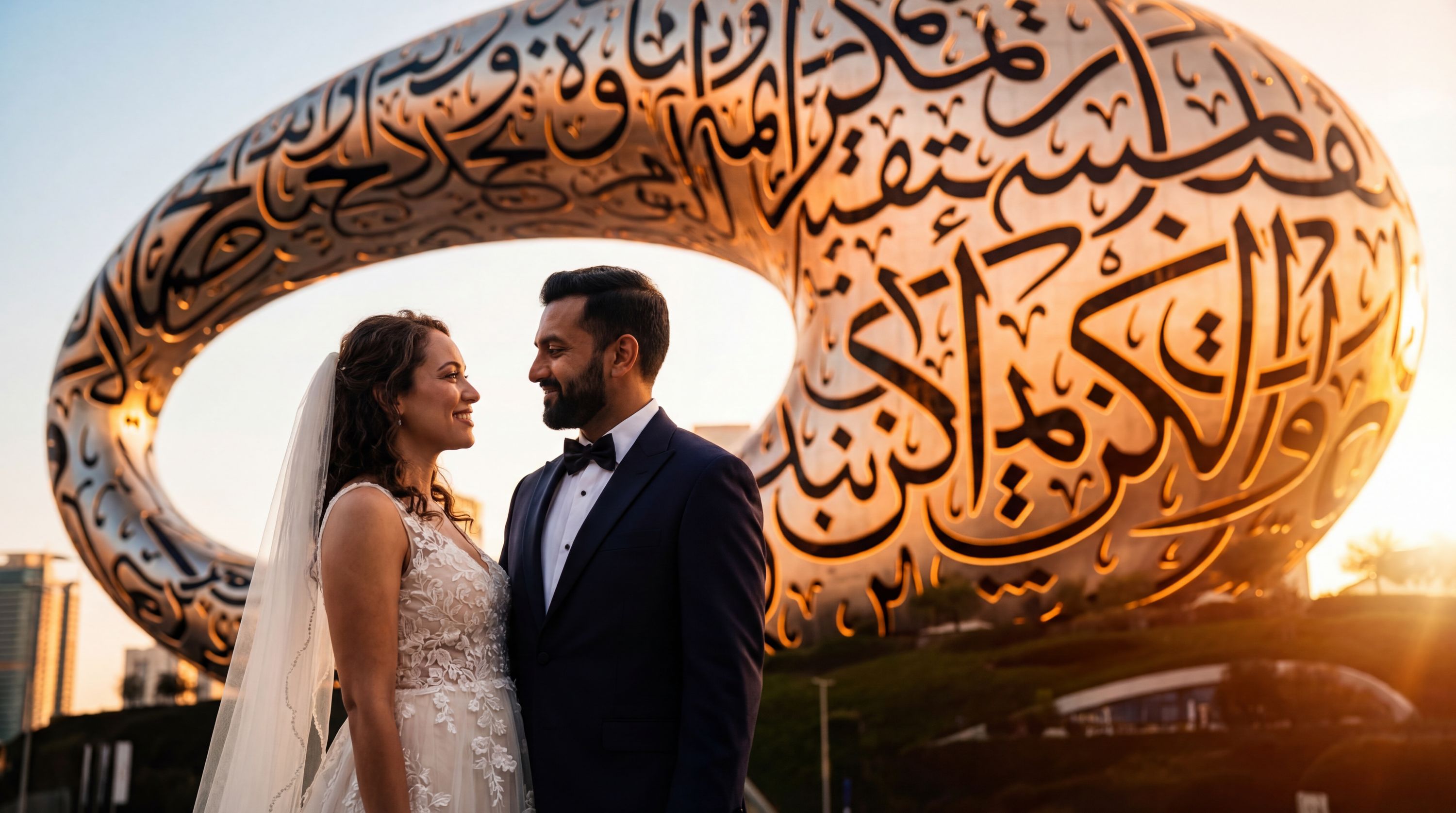 Museum of the Future wedding photography Dubai 