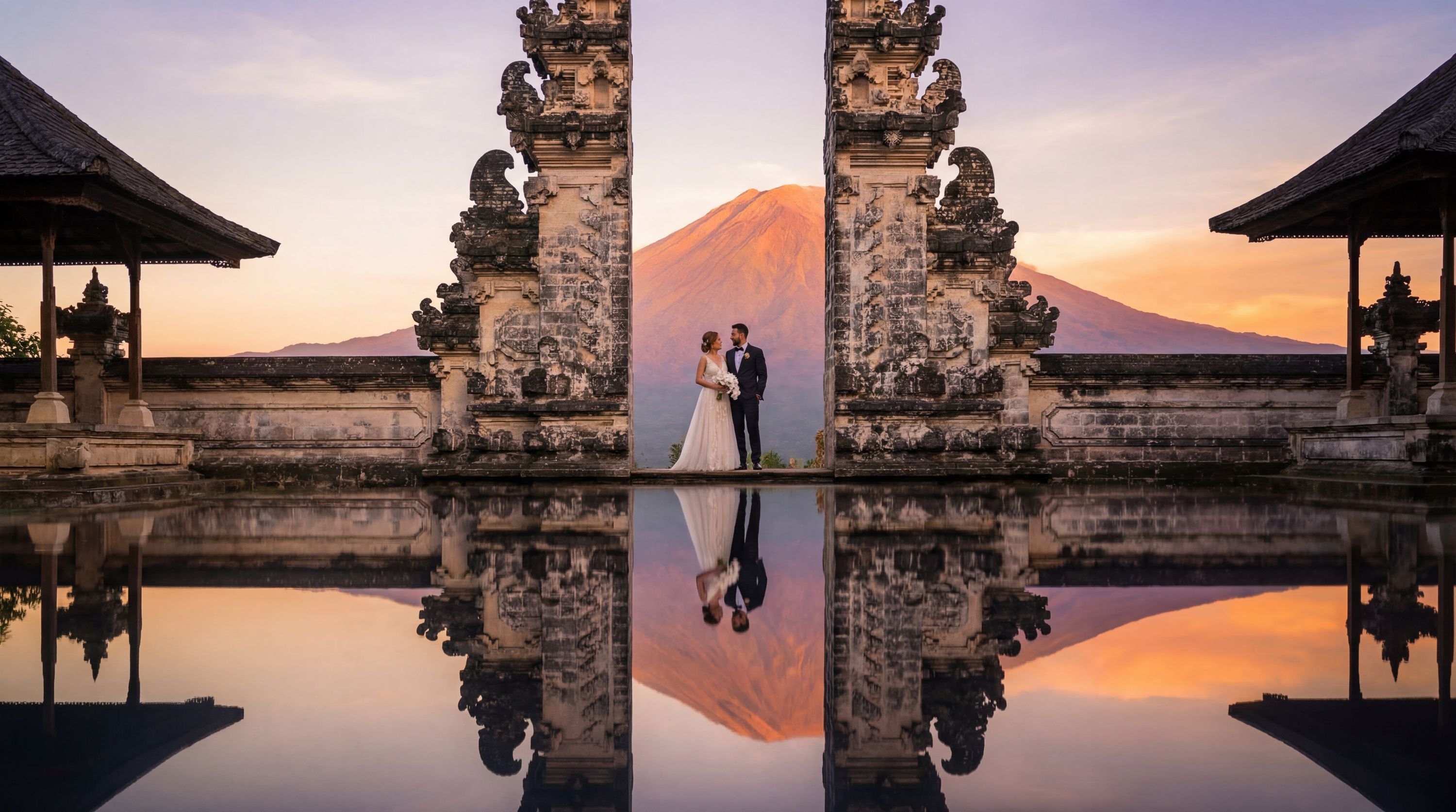 Lempuyang Temple (Gates of Heaven) wedding photography Bali 