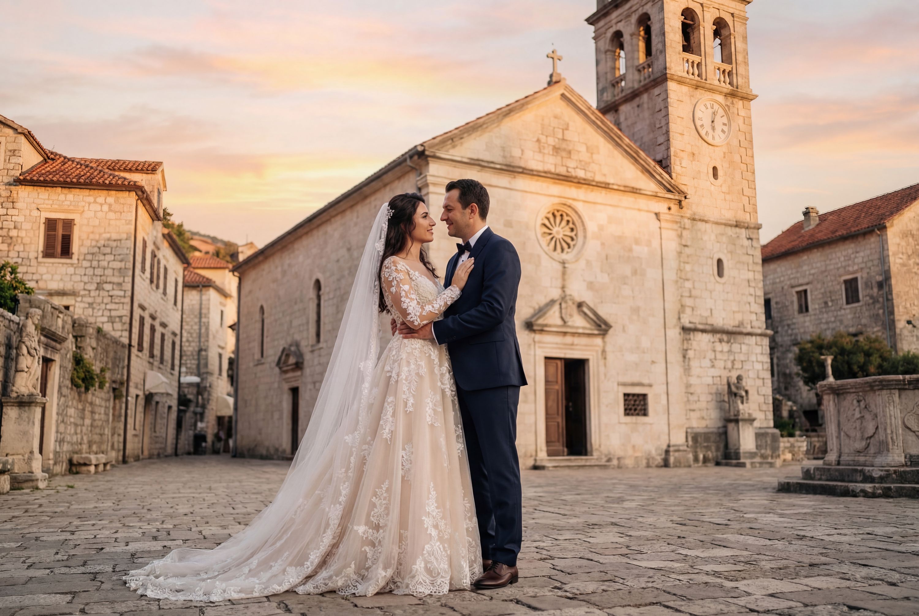 Wedding photography Herceg Novi - Church of St. Michael the Archangel