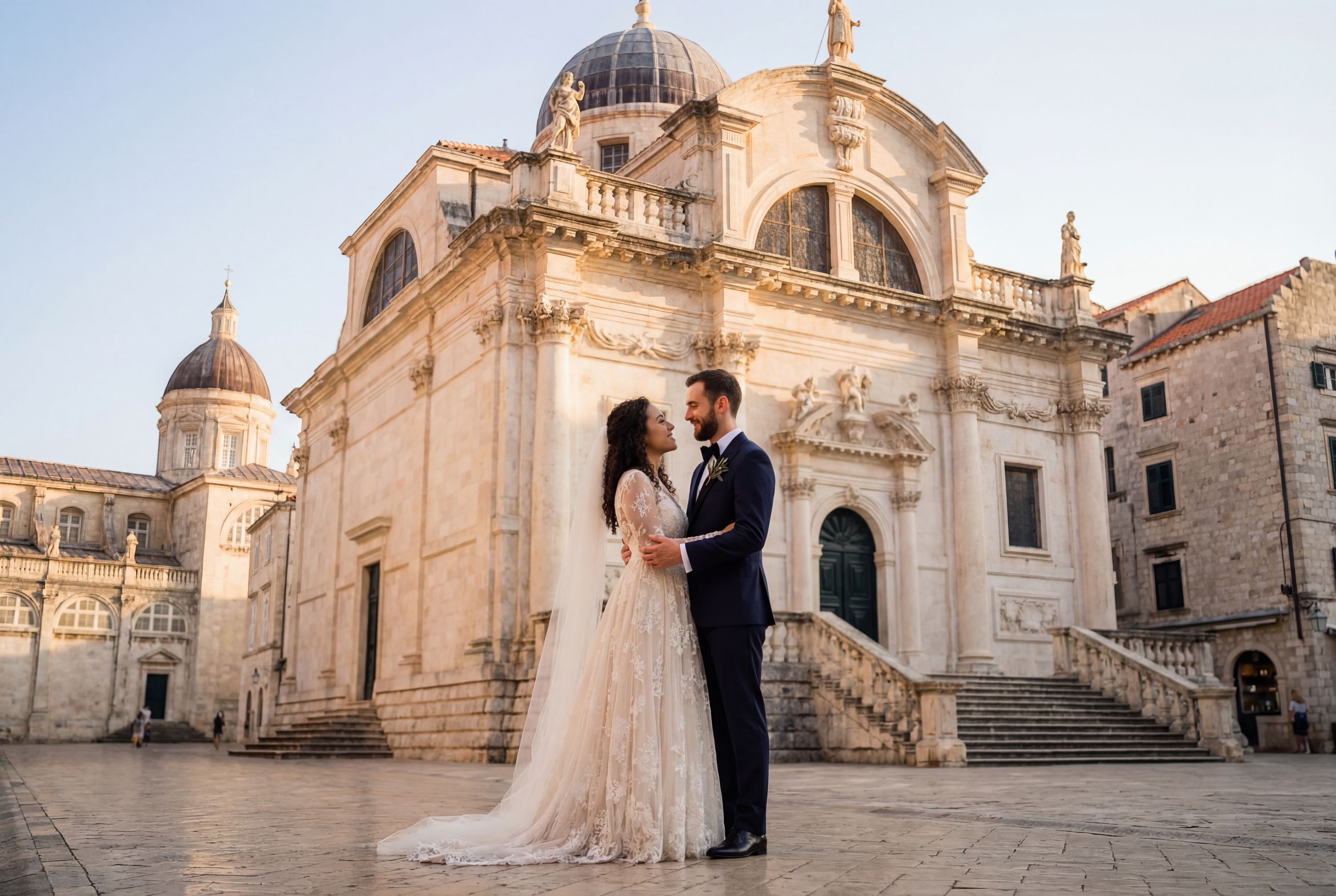 Dubrovnik Cathedral (Cathedral of the Assumption of the Virgin Mary) wedding photography Dubrovnik 