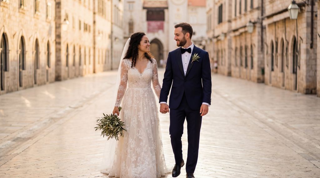 Stradun (Placa) wedding photography, Dubrovnik, Stradun (Placa) wedding photography, Dubrovnik,