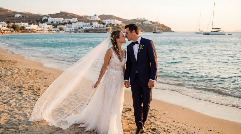 Ornos Beach wedding photography, Mykonos, Ornos Beach wedding photography, Mykonos,
