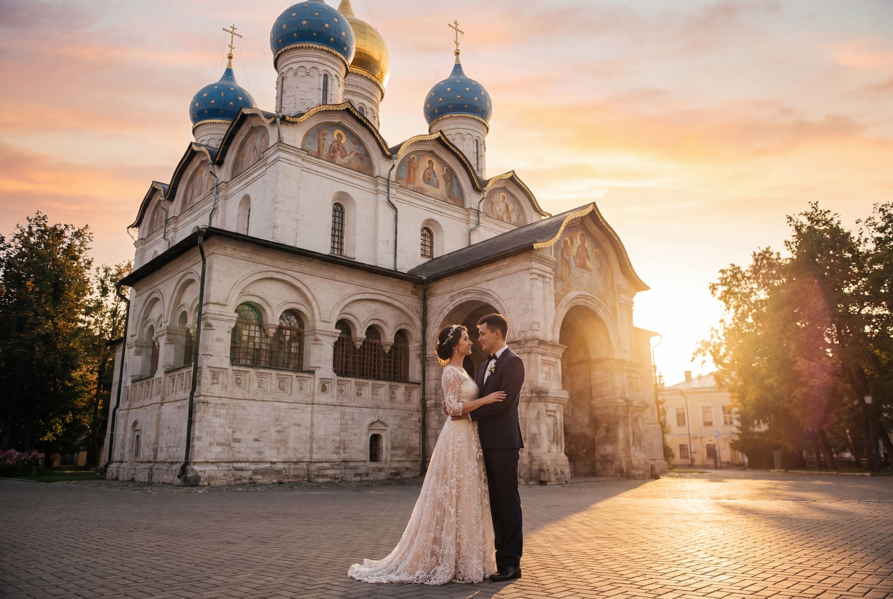 Wedding photography Kazan - Annunciation Cathedral