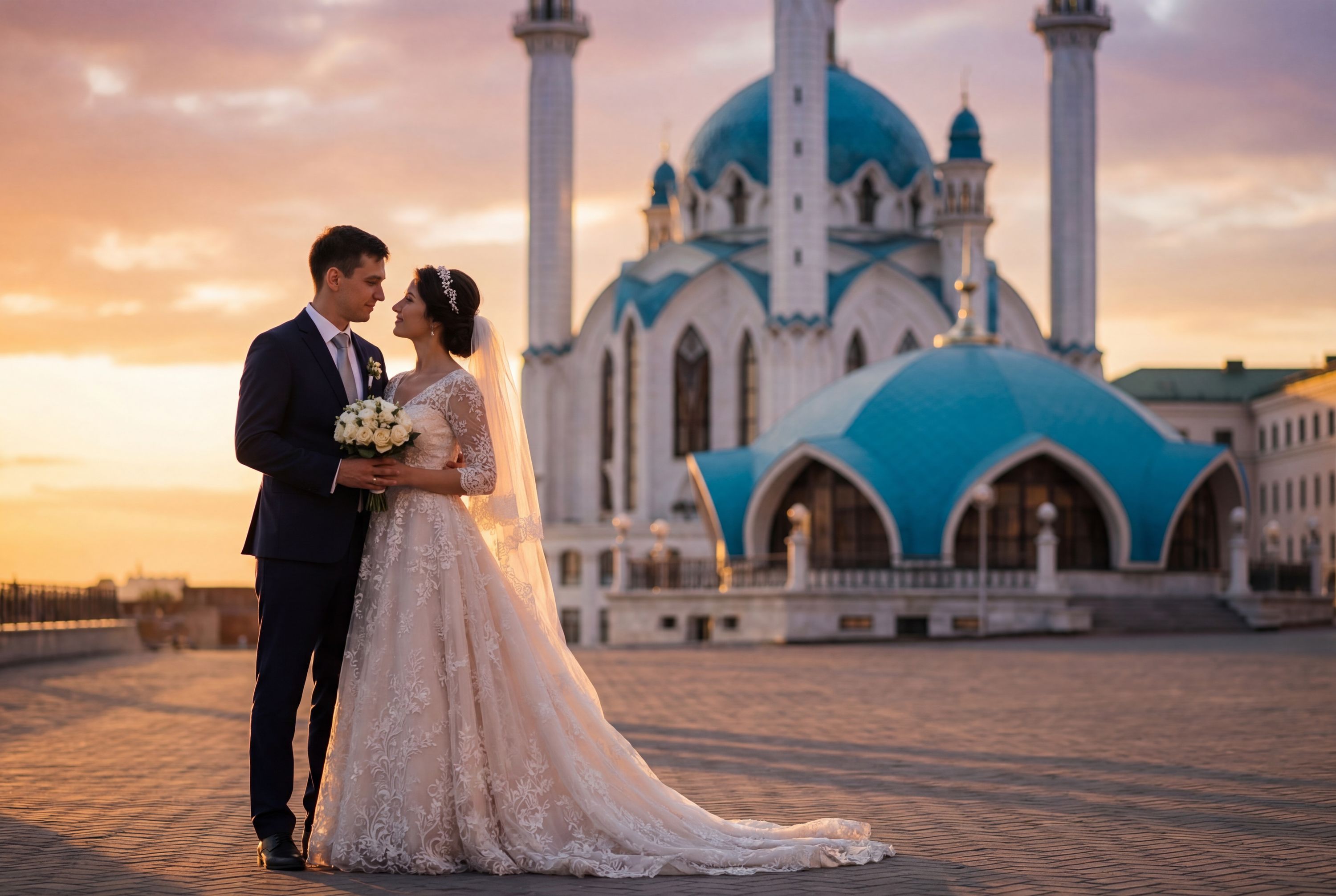 Wedding photography Kazan - Kul Sharif Mosque