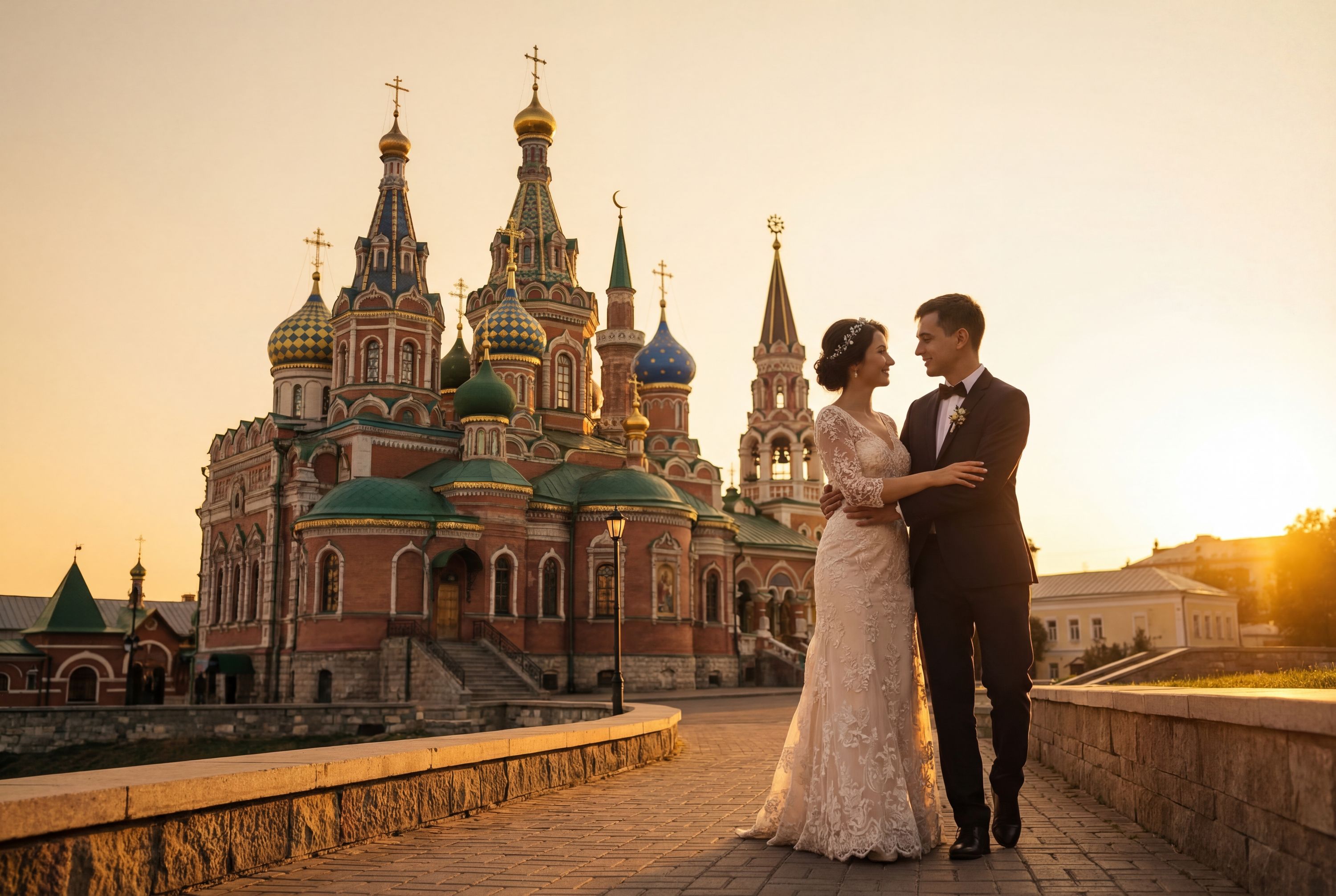 Wedding photography Kazan - Temple of All Religions
