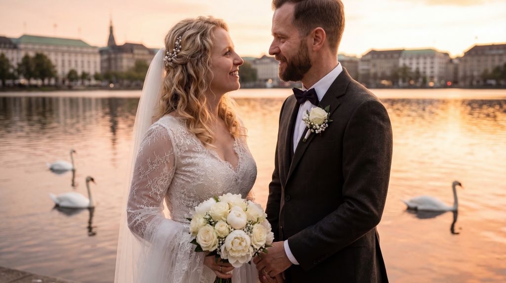 Alster Lake wedding photography, Hamburg, Alster Lake wedding photography, Hamburg,