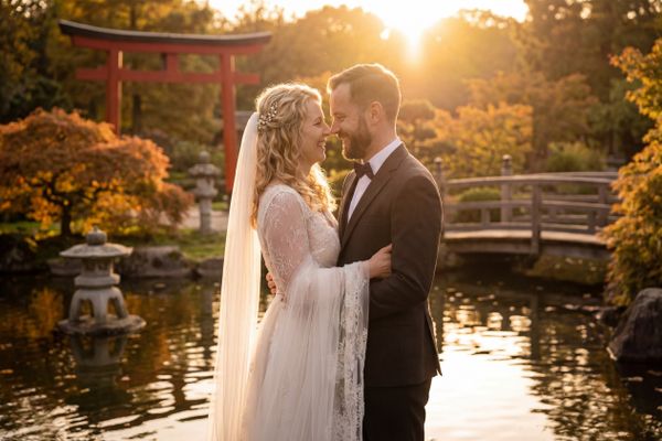 Wedding photography Hamburg - Planten un Blomen